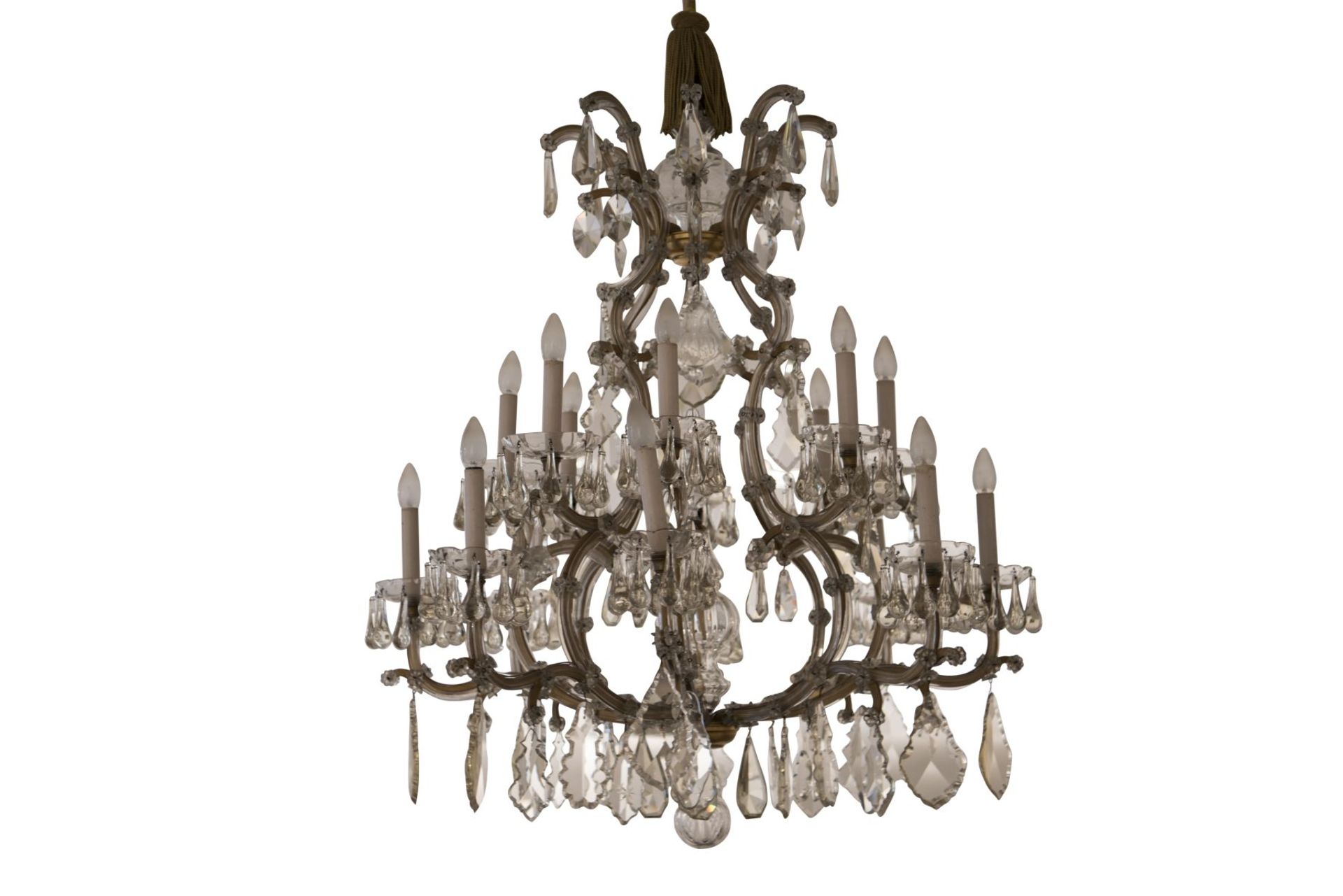 Decorative Salon Chandelier, Maria Theresia Style | Dekorativer Salon Luster, Maria Theresia Stil - Image 2 of 8