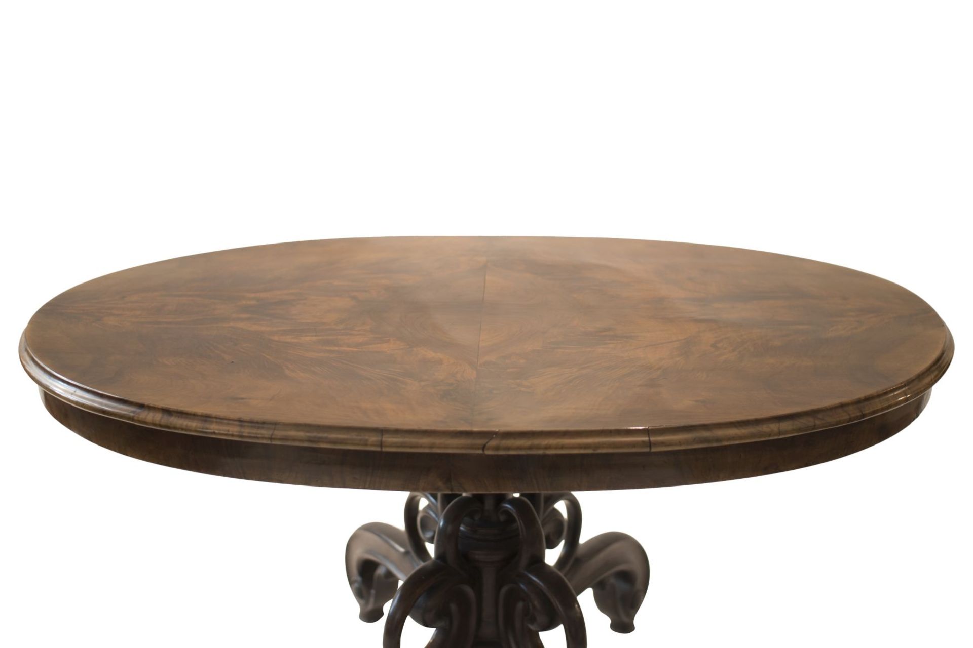 Biedermeier Oval Coffee Table | Ovaler Couchtisch Biedermeier - Bild 2 aus 7