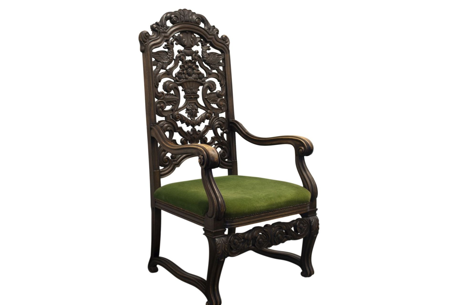 Salon Armchair, Belle Epoque Style | Salon-Armlehnstuhl, Stil Belle Epoche - Image 2 of 5