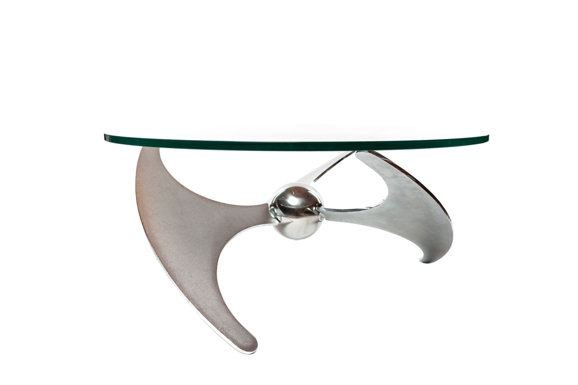 Luciano Campanini for Cama, "Propeller Table" | Luciano Campanini fuer Cama, "Propellertisch" - Image 2 of 4