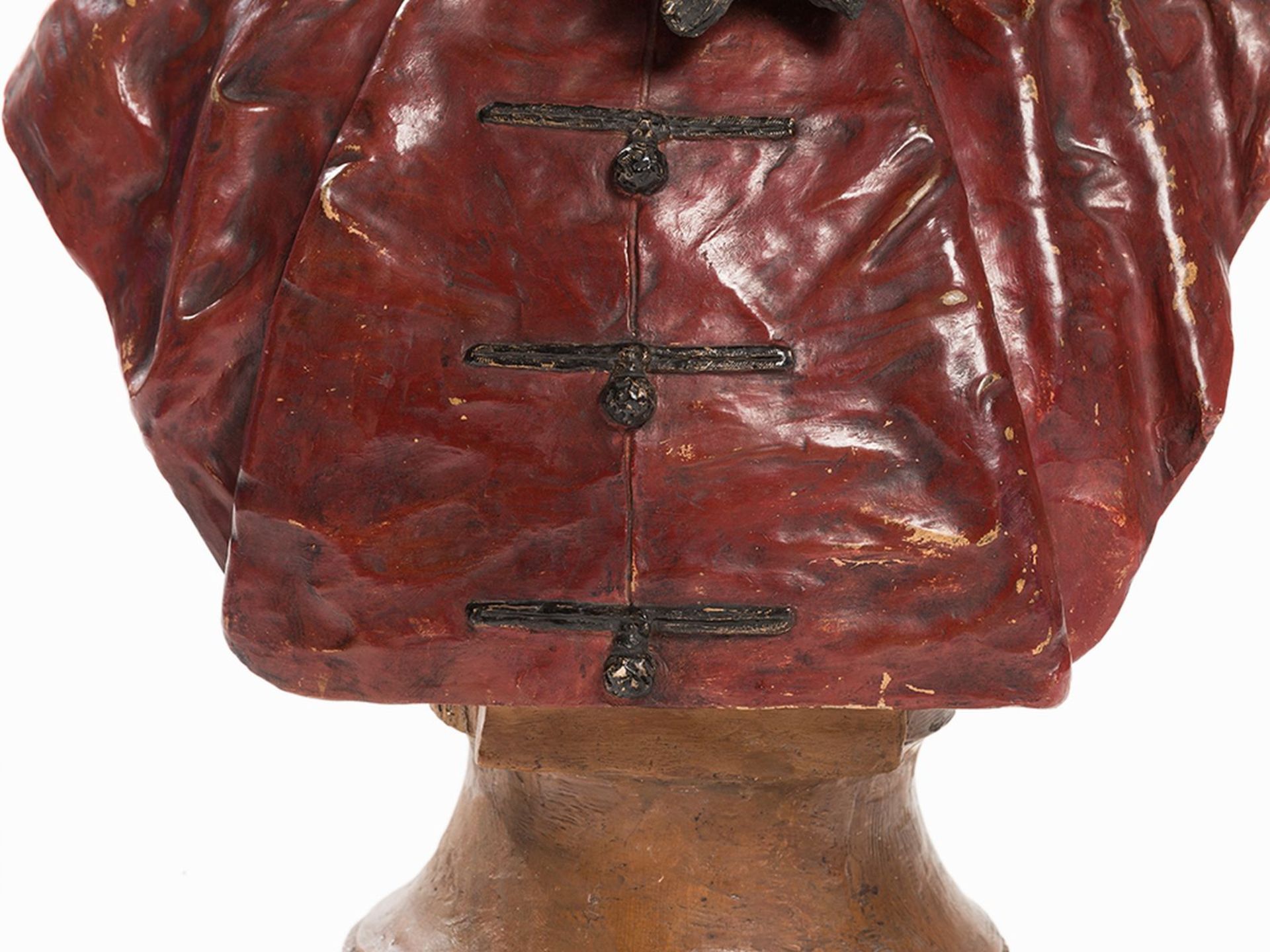 Louis Fournier (1857-1917), Emperor Guangxu, Terracotta Bust, 1884 | Louis Fournier (1857-1917), - Image 4 of 14