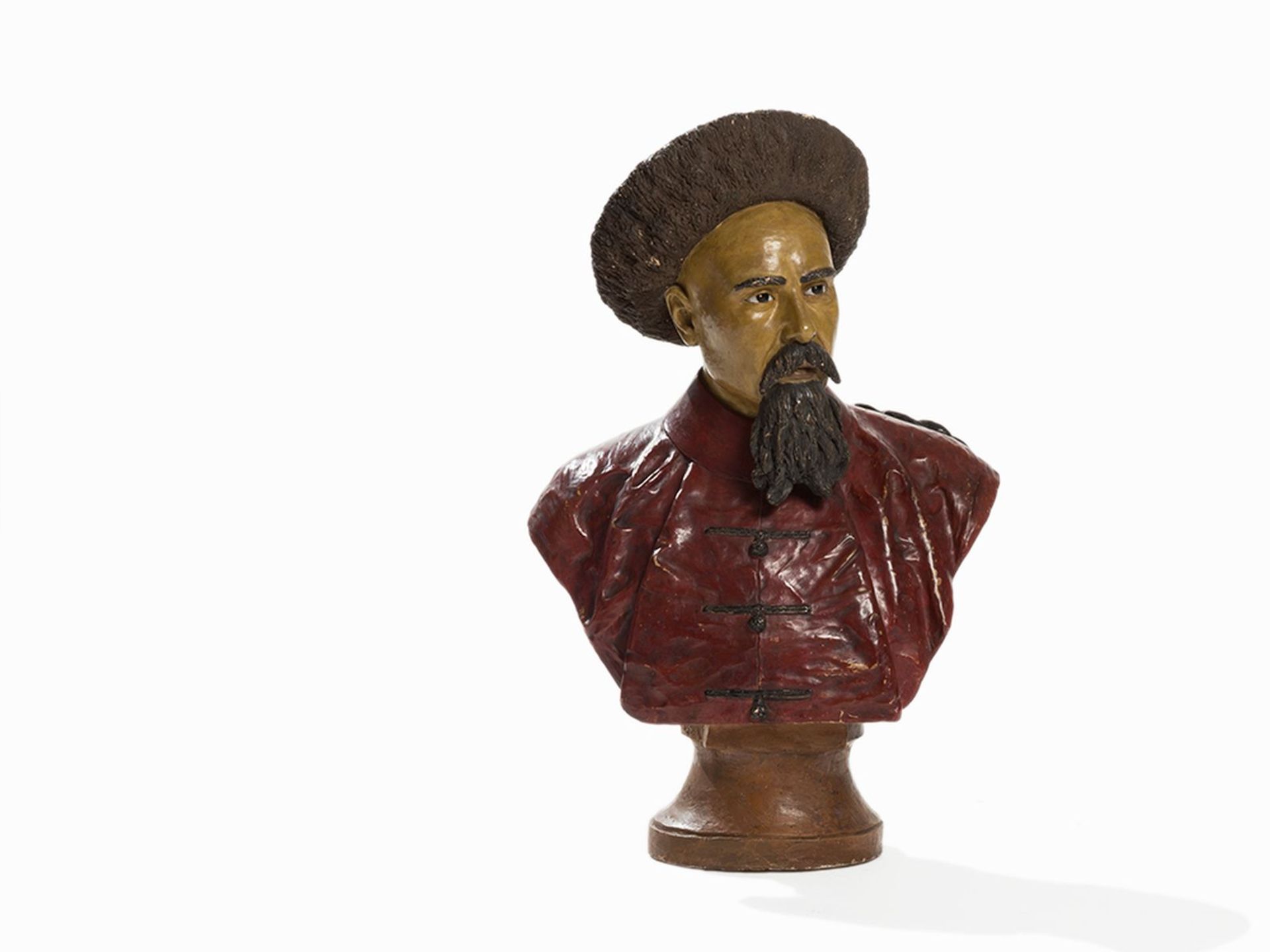 Louis Fournier (1857-1917), Emperor Guangxu, Terracotta Bust, 1884 | Louis Fournier (1857-1917),