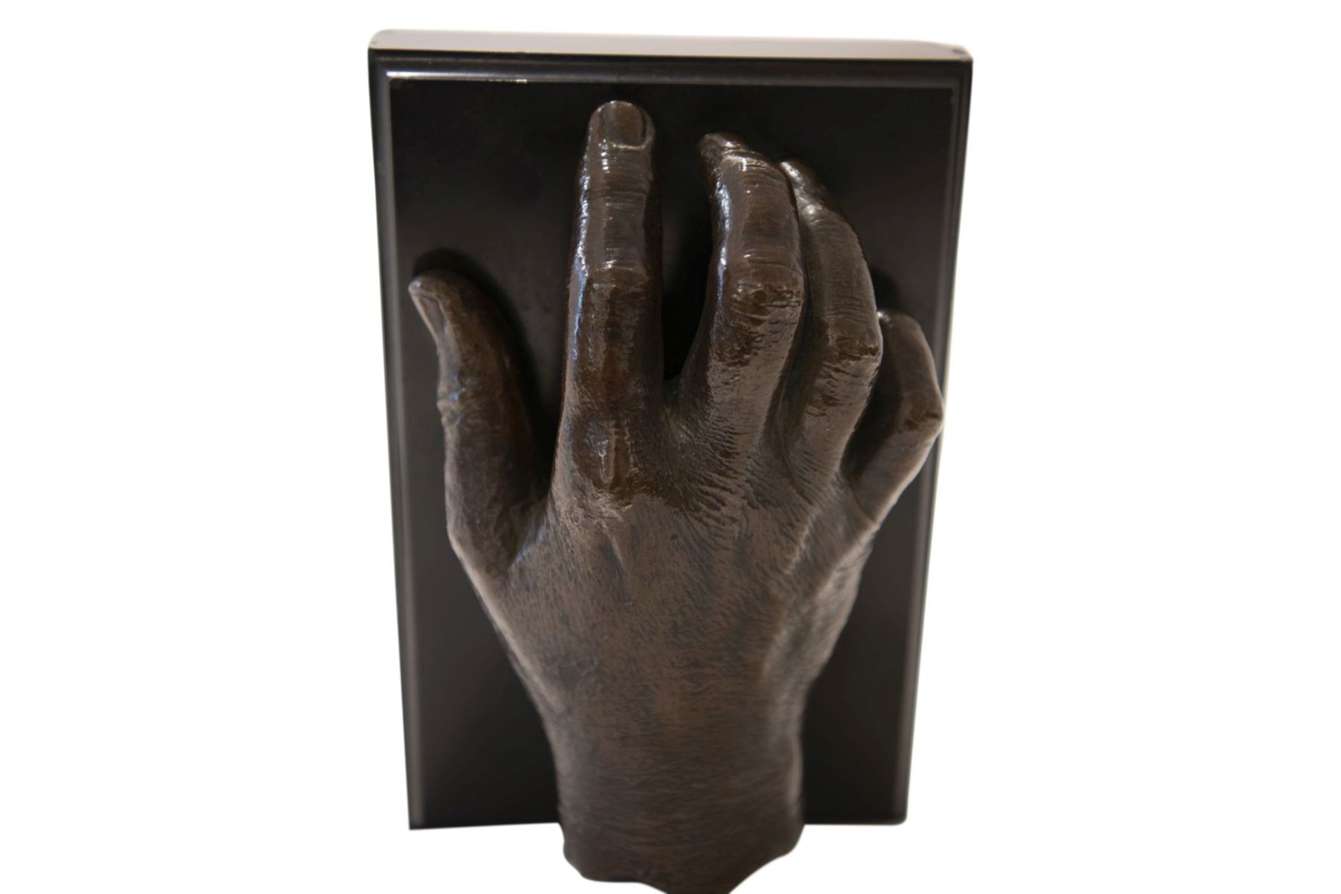 Cast Bronze Right Hand (Handprint Dr. Ferdinand Sauerbruch) | Rechte Hand aus Bronzeguss (Handabdruc - Bild 5 aus 6