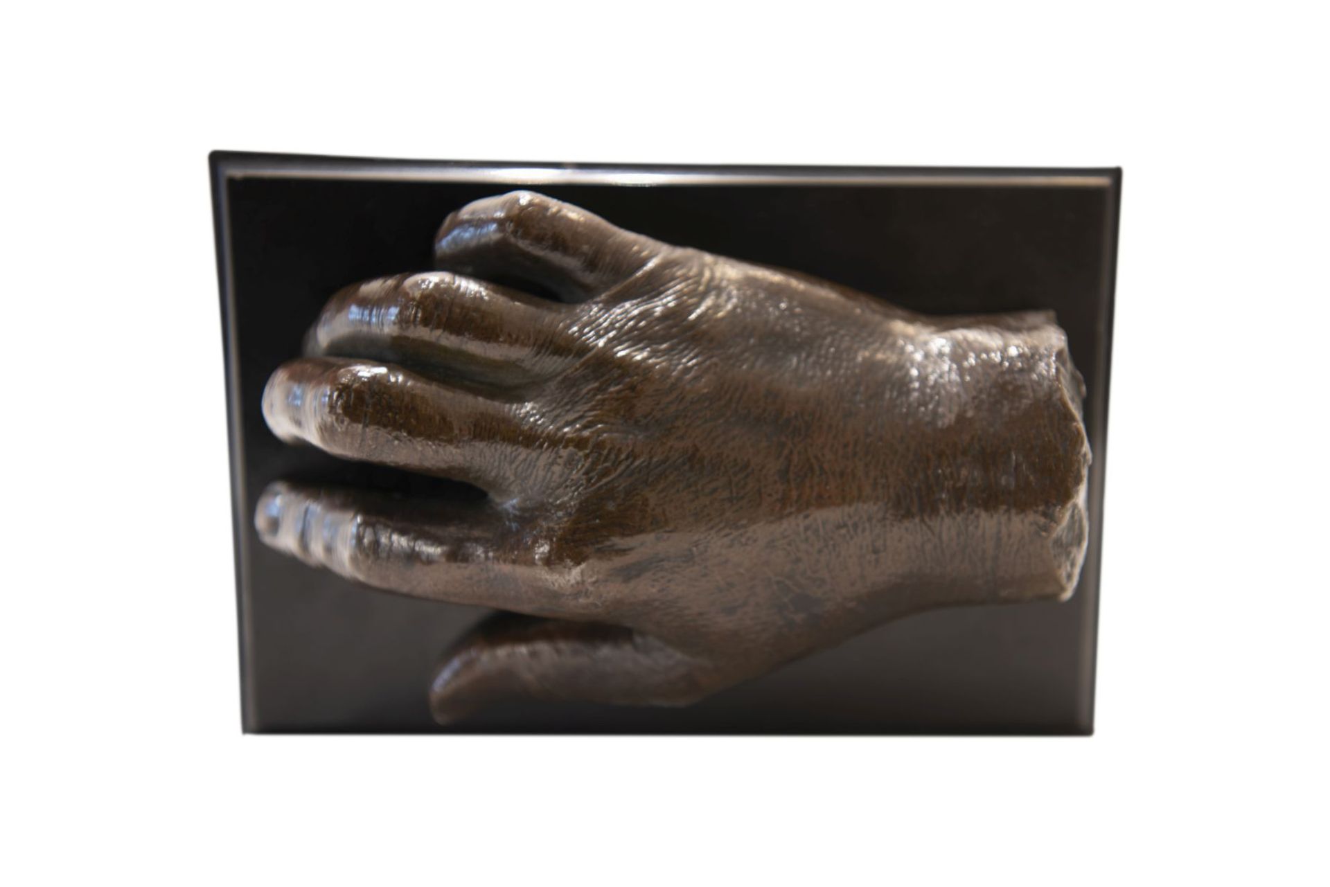 Cast Bronze Right Hand (Handprint Dr. Ferdinand Sauerbruch) | Rechte Hand aus Bronzeguss (Handabdruc - Bild 4 aus 6