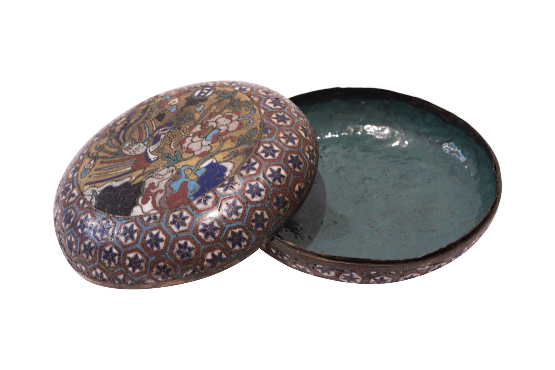 Cloisonne Box | Cloisonne-Dose - Image 3 of 4