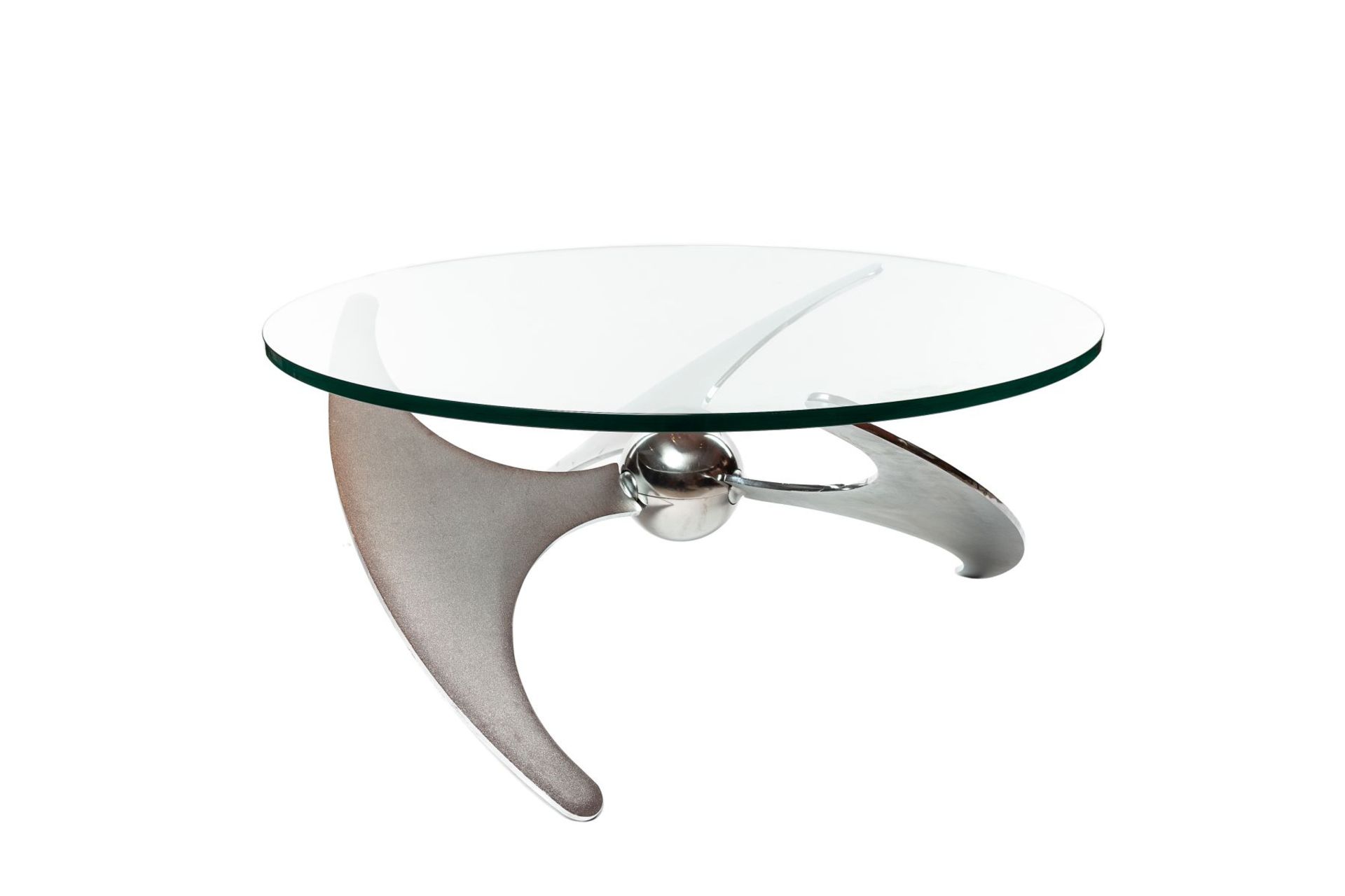 Luciano Campanini for Cama, "Propeller Table" | Luciano Campanini fuer Cama, "Propellertisch"