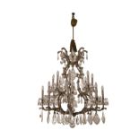 Decorative Salon Chandelier, Maria Theresia Style | Dekorativer Salon Luster, Maria Theresia Stil