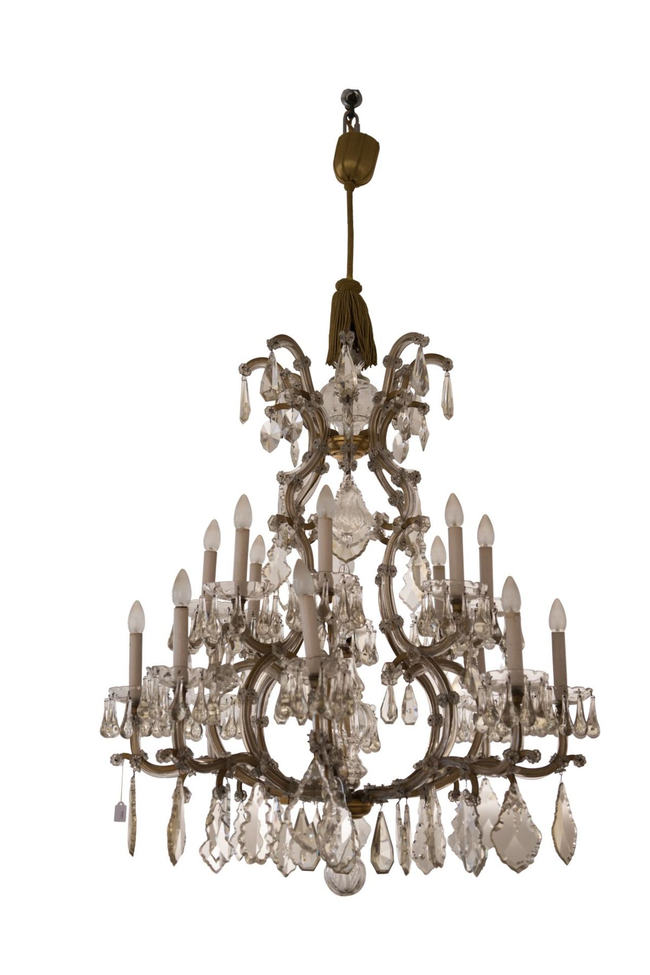 Decorative Salon Chandelier, Maria Theresia Style | Dekorativer Salon Luster, Maria Theresia Stil