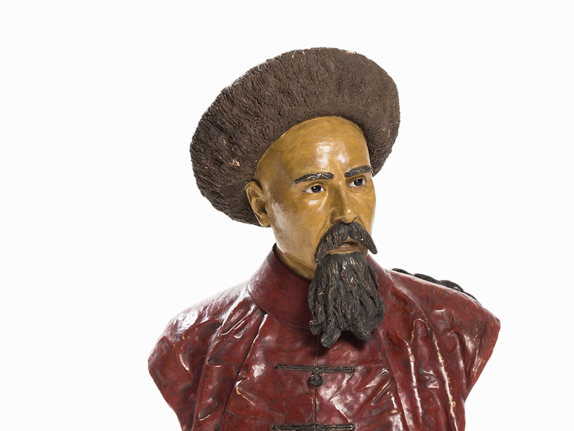 Louis Fournier (1857-1917), Emperor Guangxu, Terracotta Bust, 1884 | Louis Fournier (1857-1917), - Image 2 of 14