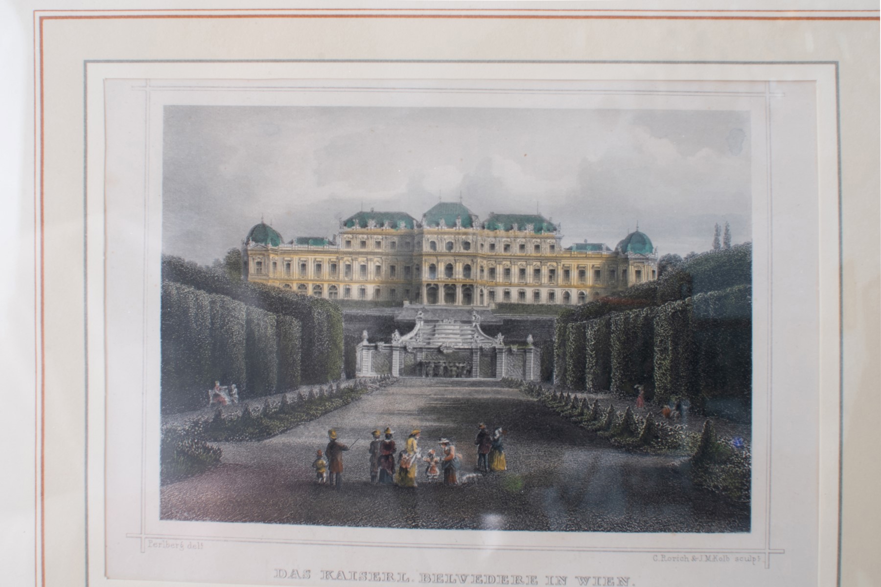 C. Rohrich(1817-1883) u. M. Kolb (1818-1859) , The Imperial Belvedere in Vienna - Image 2 of 4