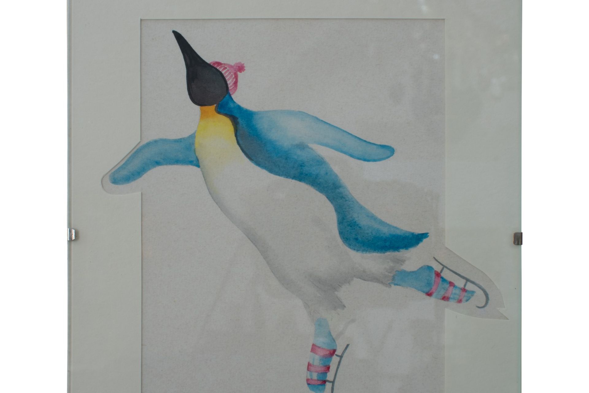 Silvia Wichtl( 1945) , Ice dancing penguin - Image 2 of 3