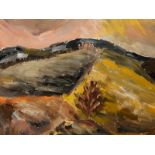 Rudolf Petrik* (1922-1991), Landschaft mit Baum, Ã–sterreich, 1944