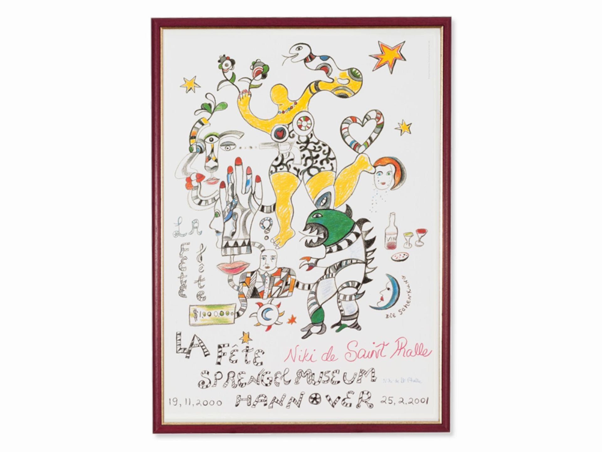 Niki de Saint Phalle* (1930-2002), La FÃªte, the Donation