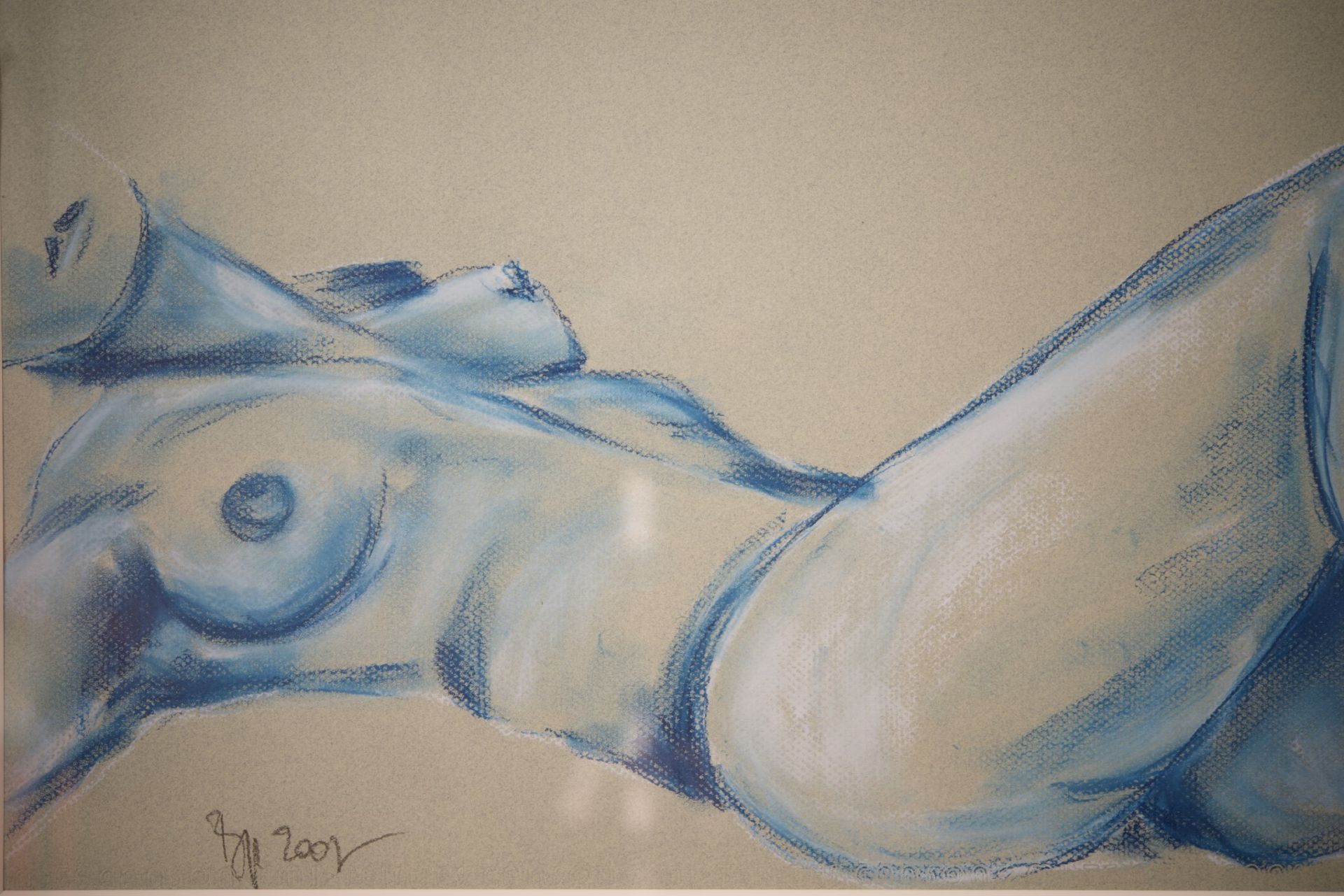 Pauline Buchinger, Nude Blue 2007 - Image 2 of 5