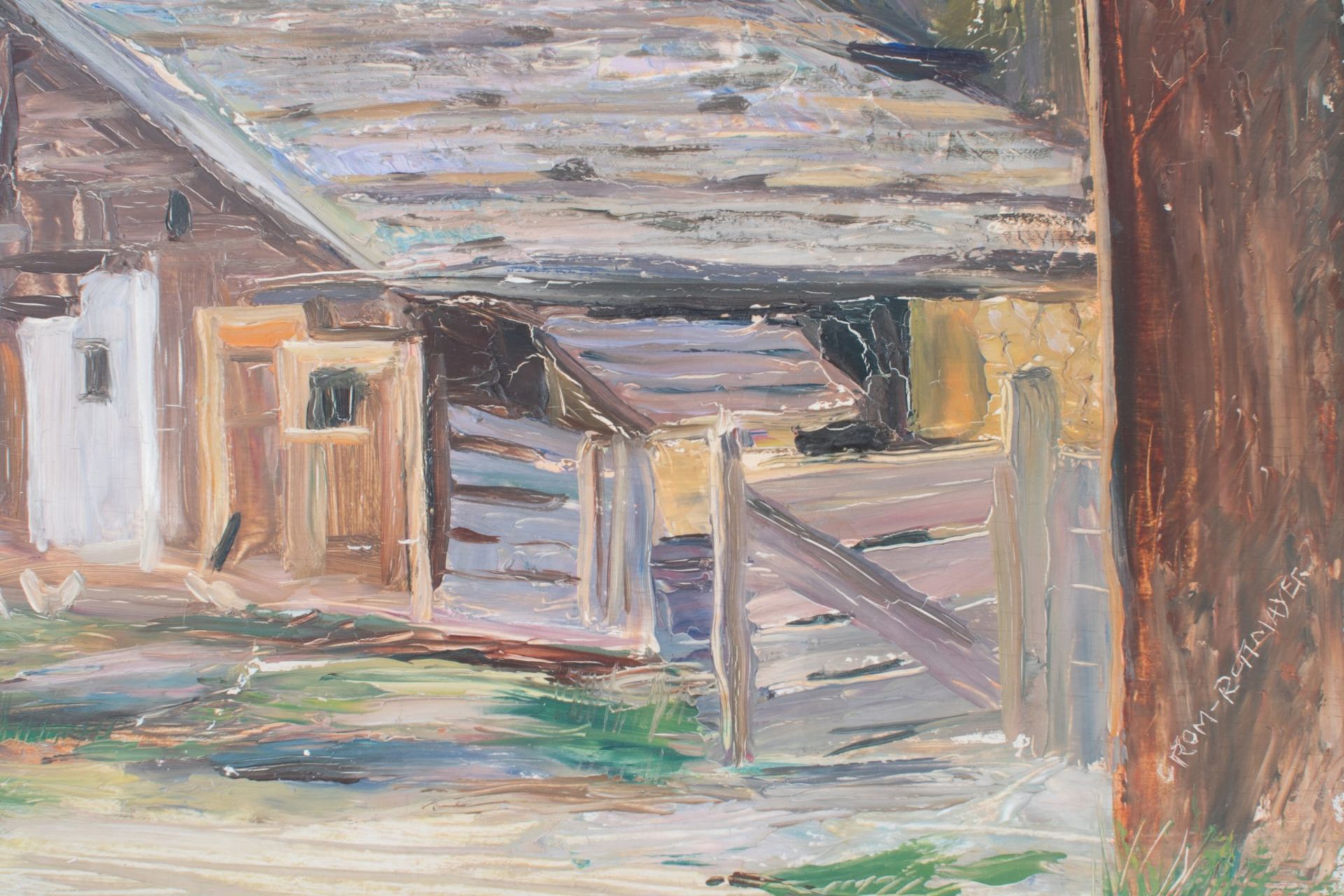 Hermann Grohm-Rottmayer (1877-1953), Farmstead - Image 2 of 6