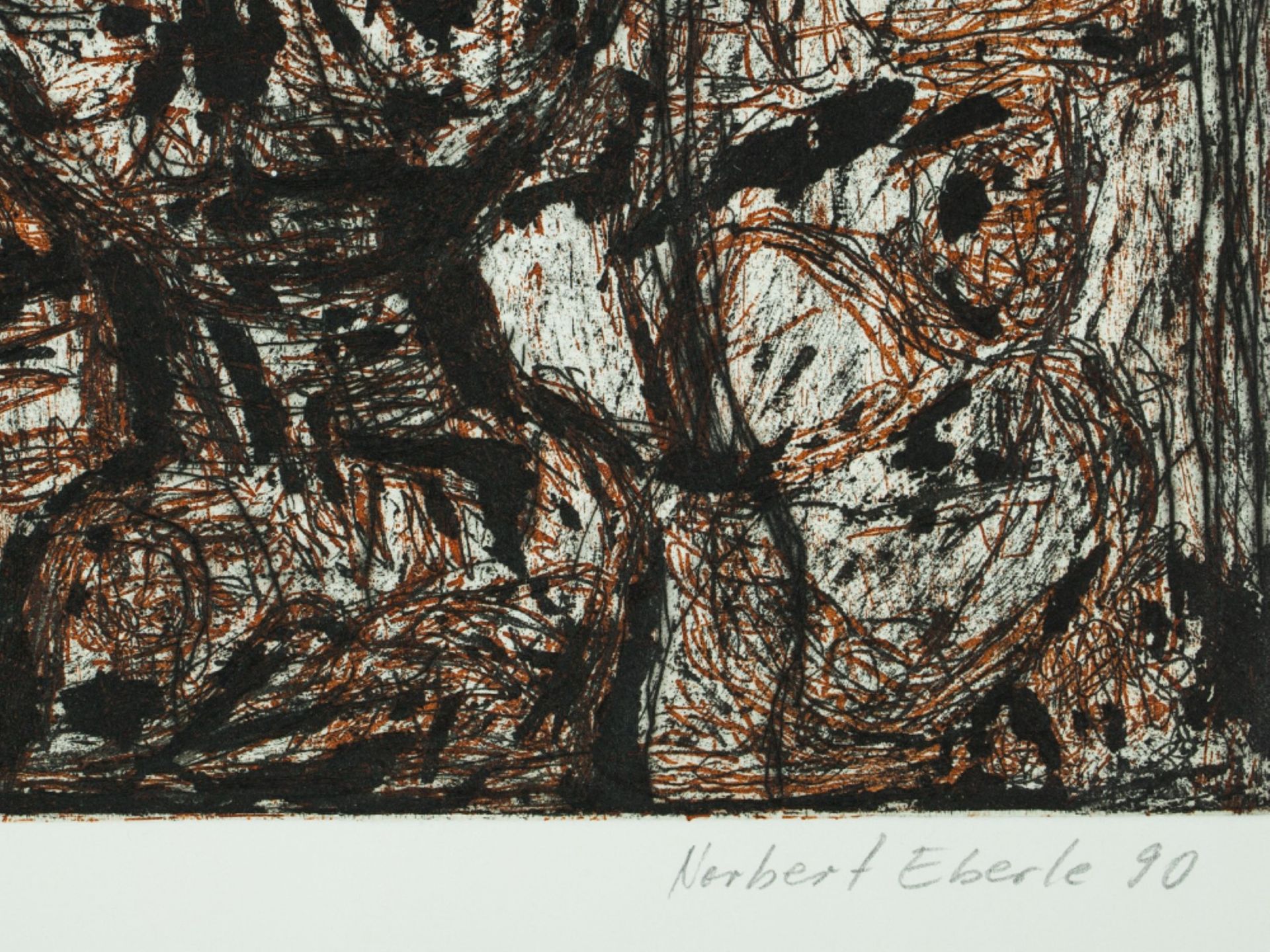 Norbert Eberle* (1954), Heads 1990 - Image 3 of 9