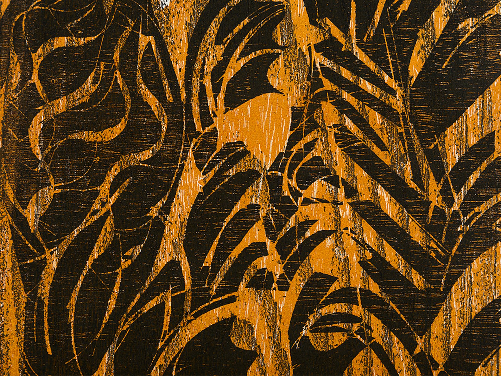 HAP Grieshaber, Steppengras, Woodcut in Colors, 1972 - Image 10 of 14