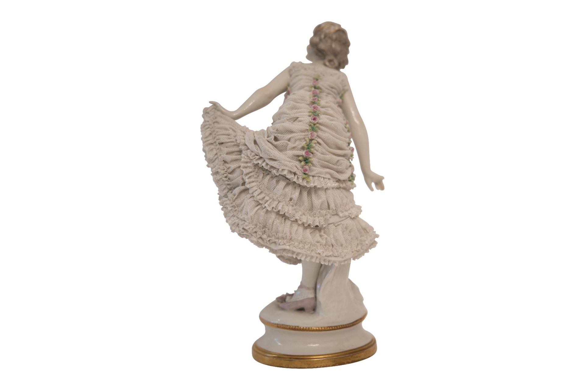 Bisque porcelain figure - Image 3 of 7