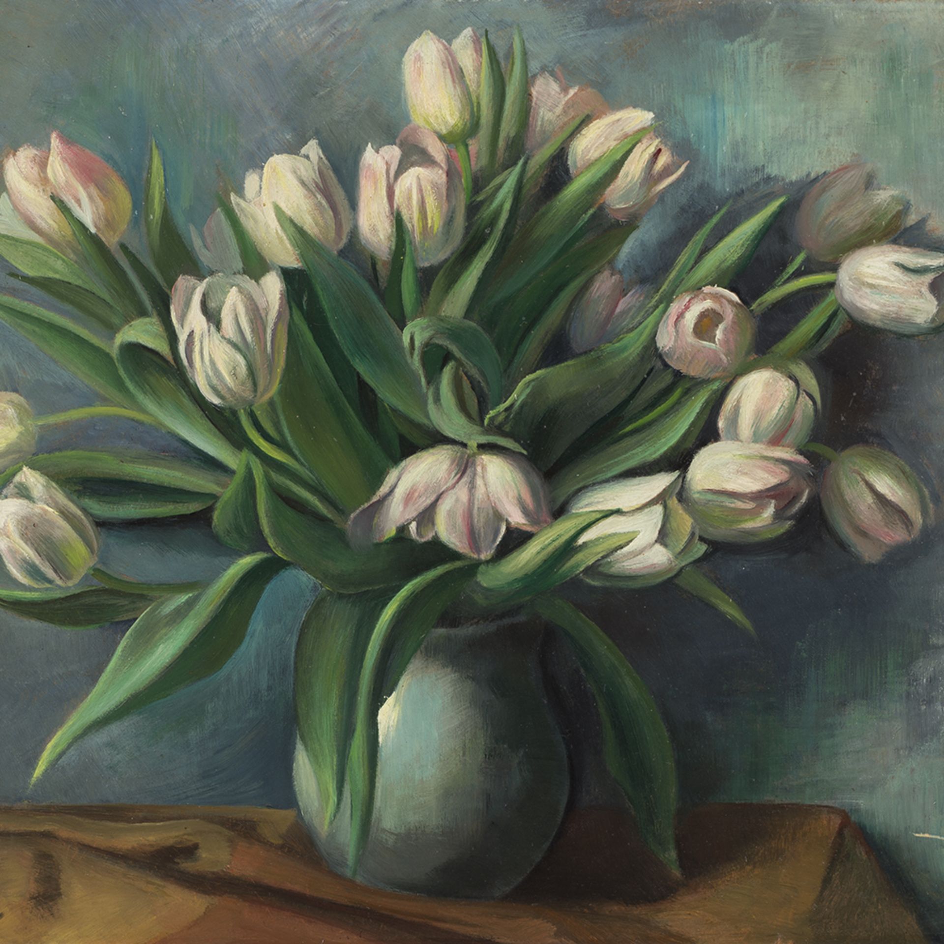 Ernst Honigberger (1885-1974), Tulpen, Gemälde, nach 1945 - Bild 10 aus 10