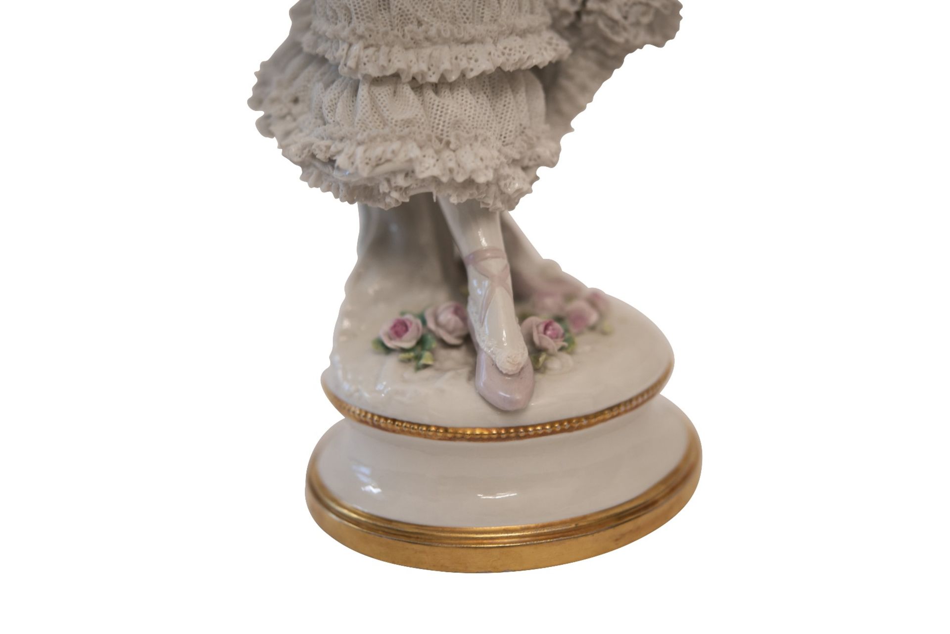 Bisque porcelain figure - Image 6 of 7