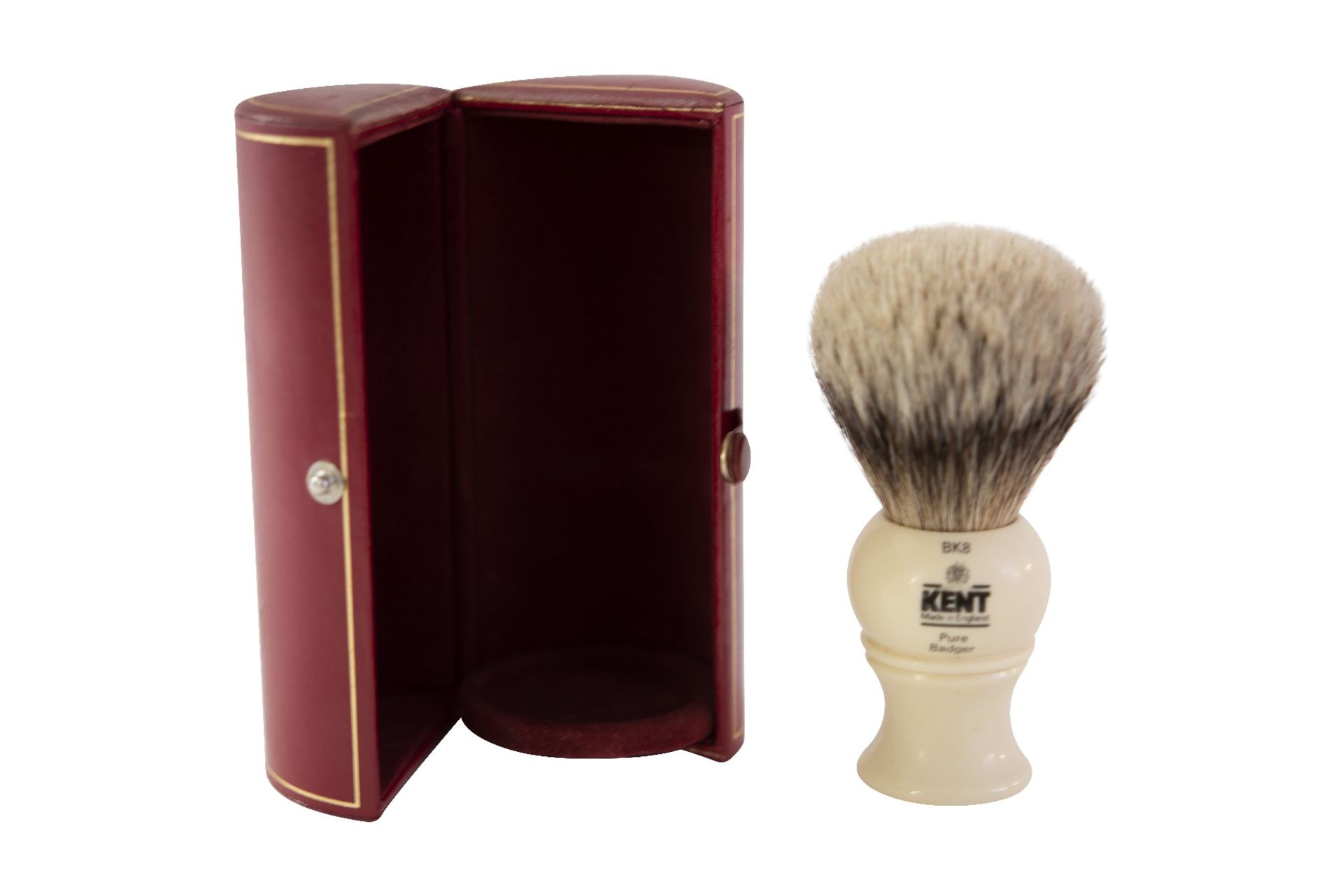 Kent shaving brush together with case