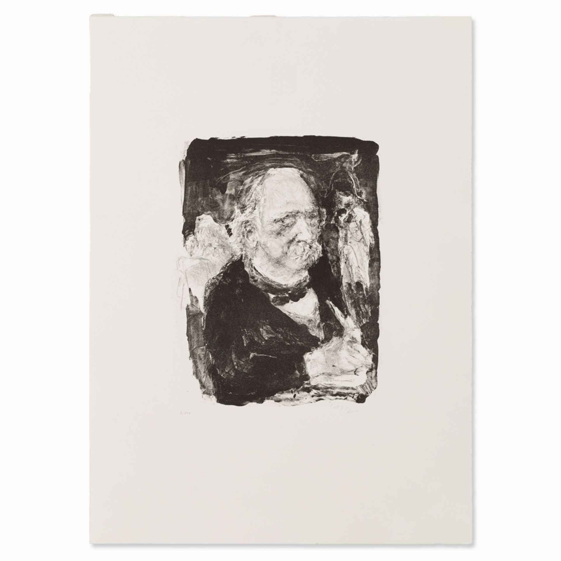 Bernhard Heisig, Portrait Theodor Fontane, Lithograph, 1998 - Image 14 of 14