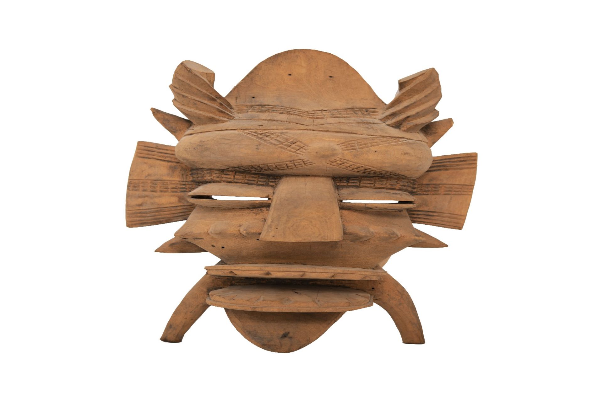 Wooden mask - Image 4 of 10