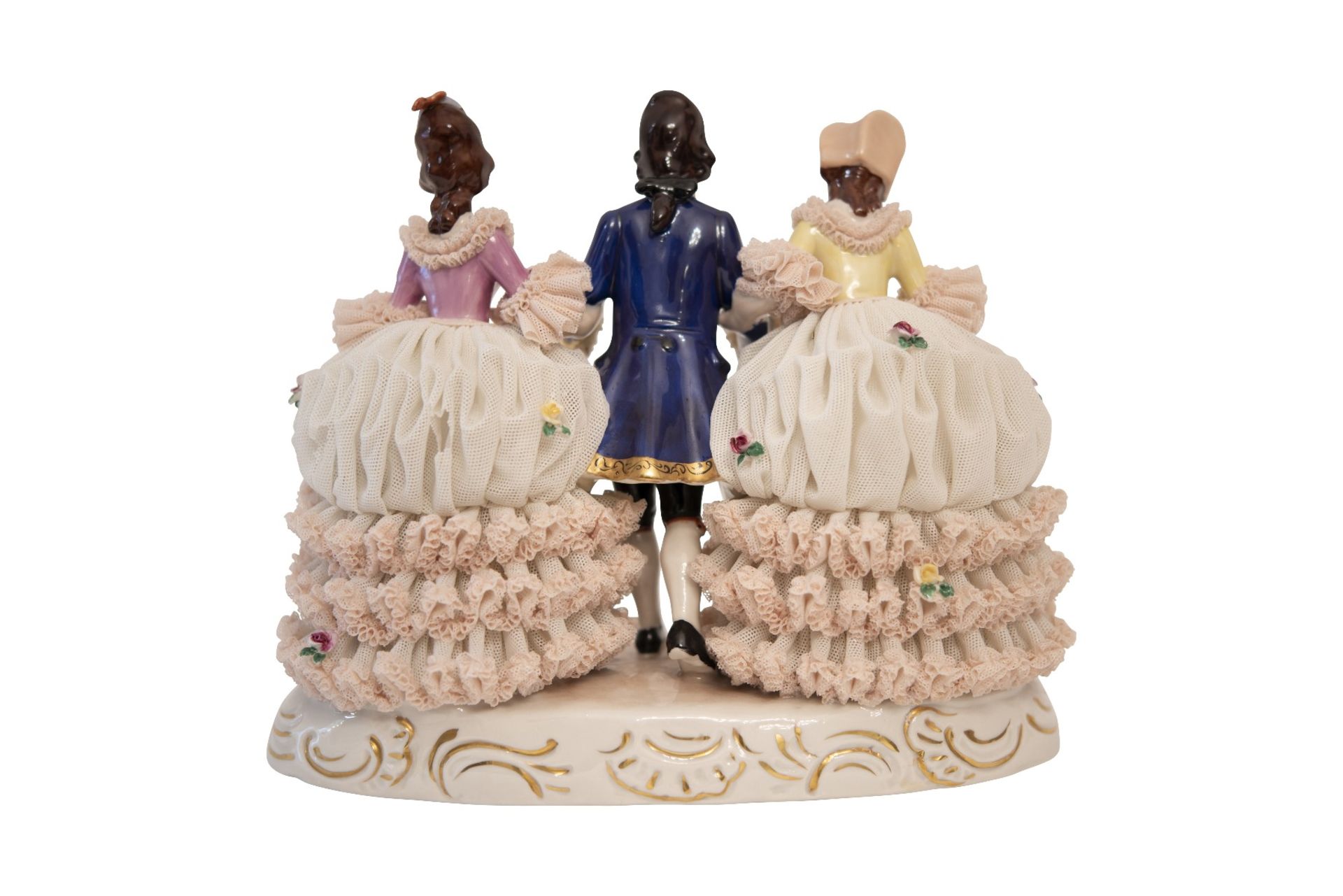 Porcelain figure Rococo - Image 2 of 6