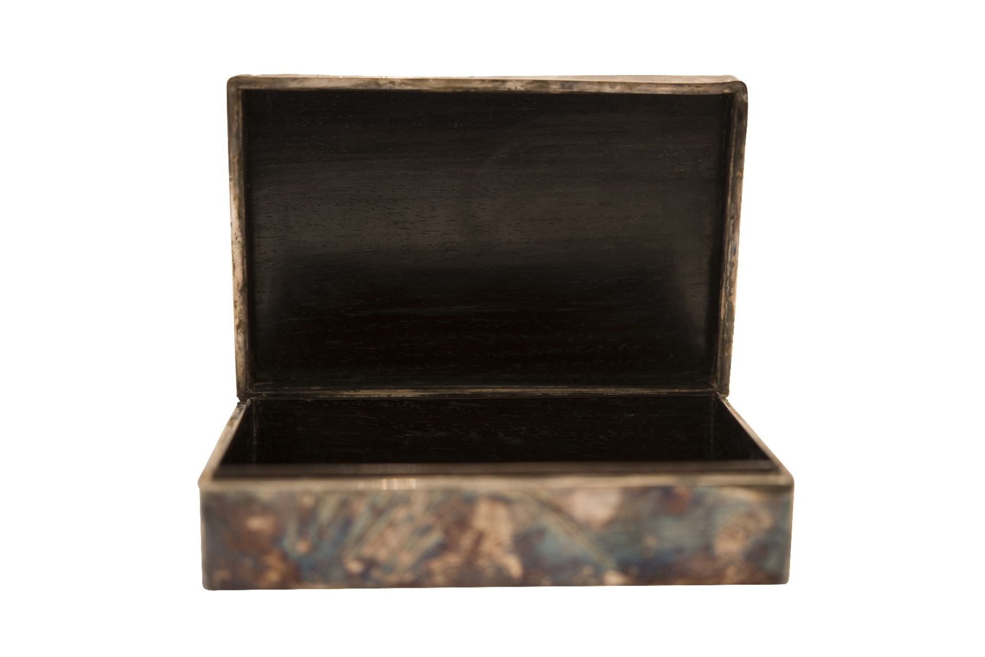 Silver box with pattern - Image 11 of 14