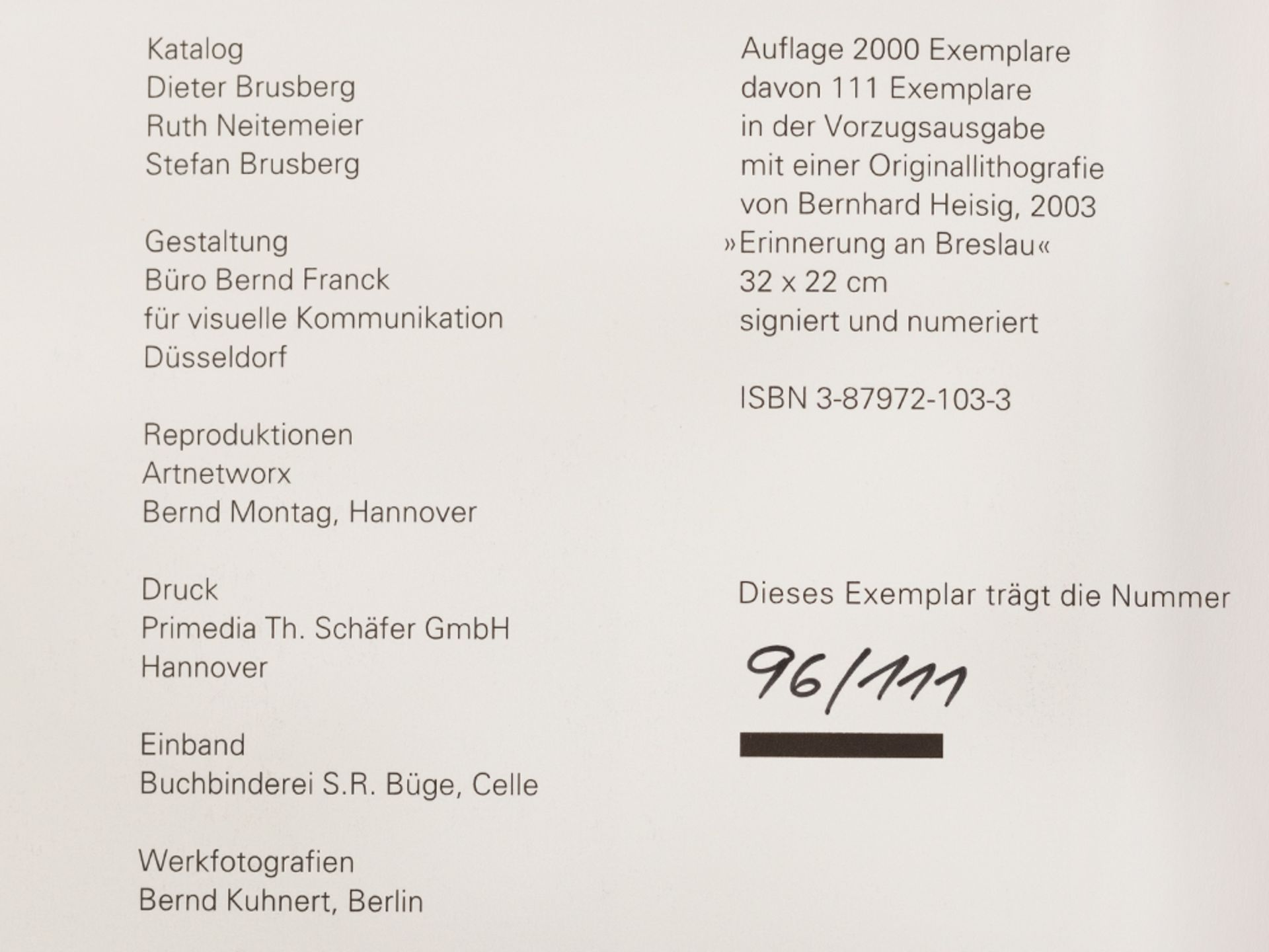 Bernhard Heisig, Gestern und in unserer Zeit, Katalog, 2003 - Bild 6 aus 9