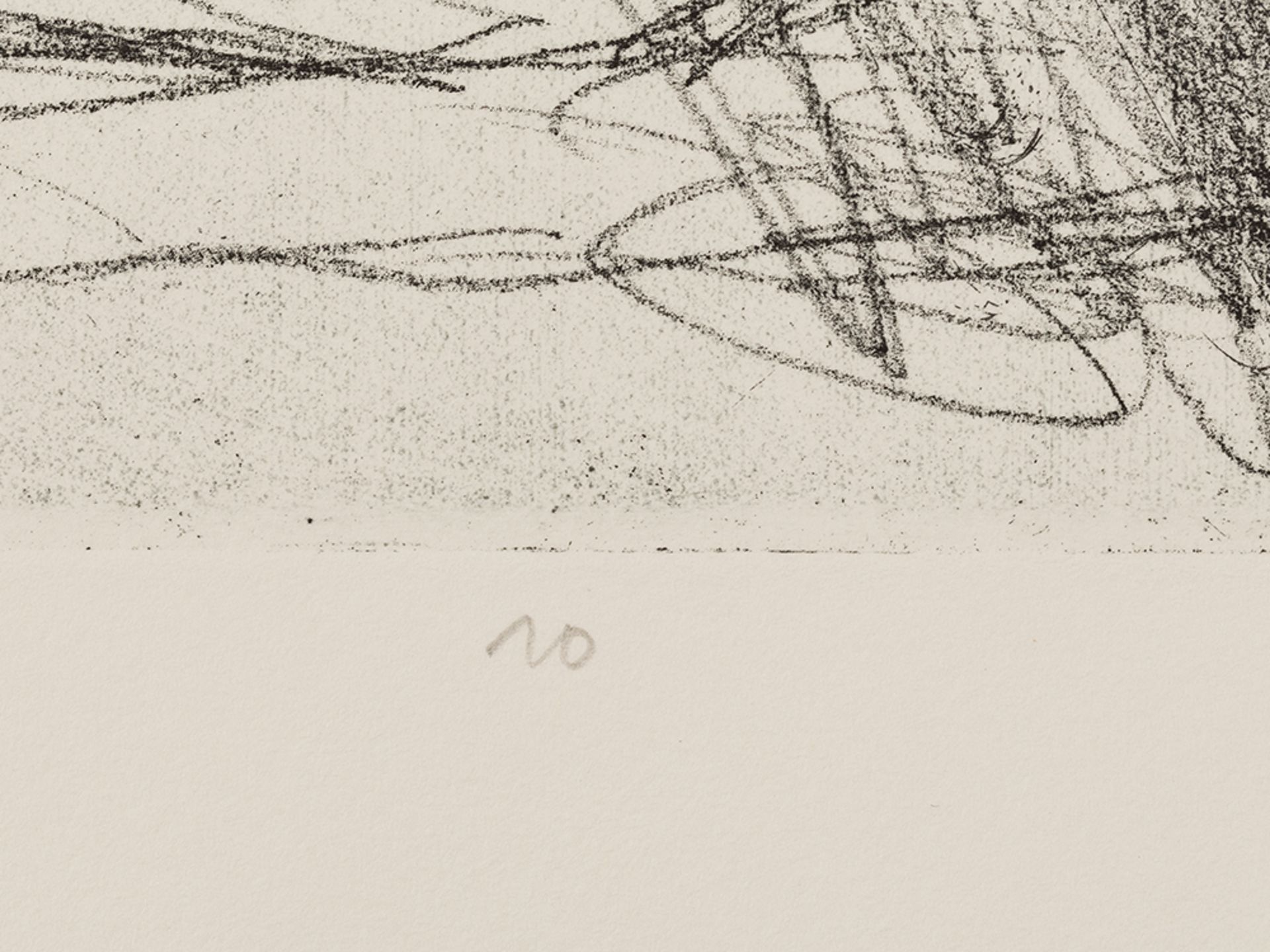 Dietrich Klinge, Kreuzigung, Cycle of 19 Etchings, 1978/79 - Image 9 of 30