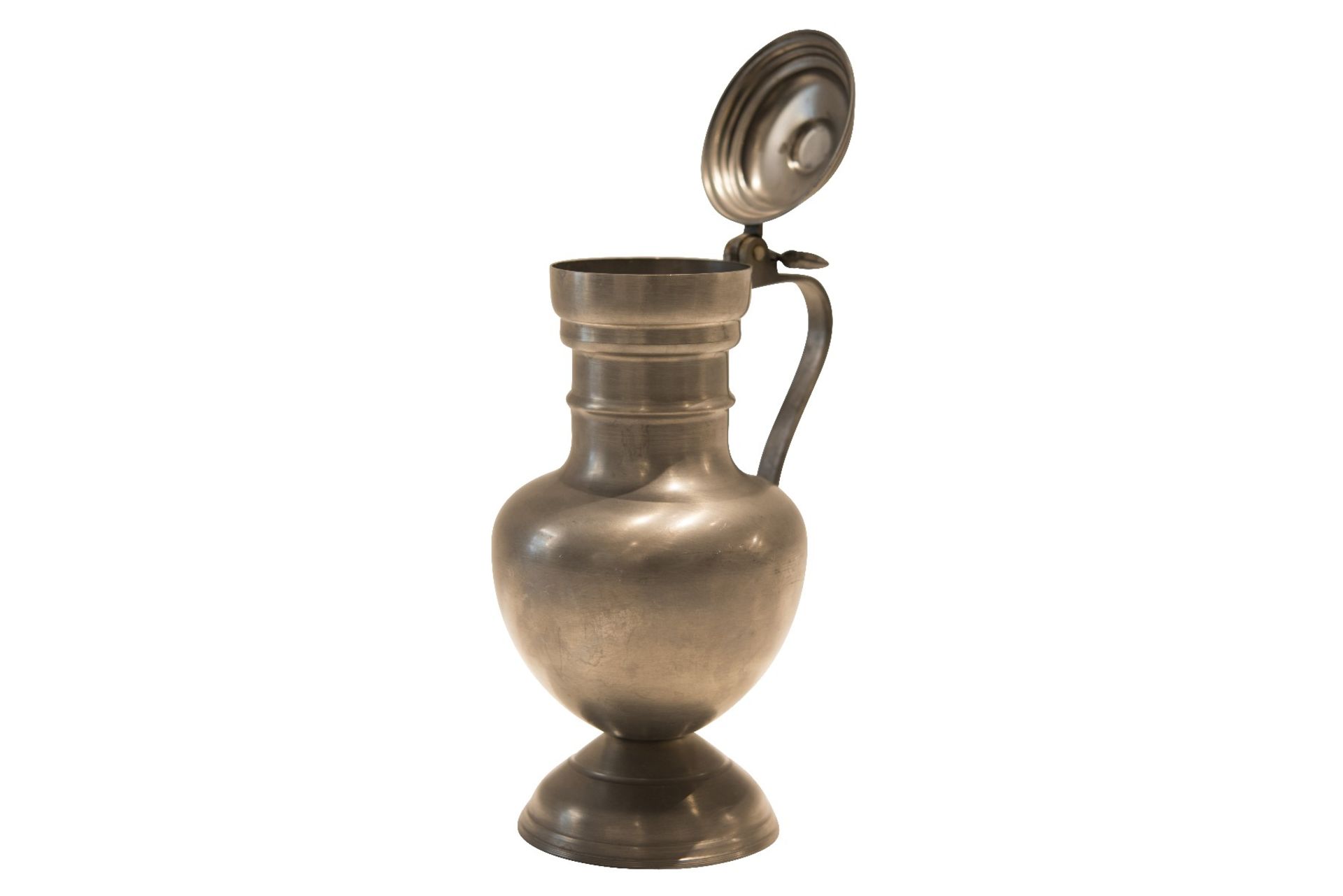 Tin jug with lid - Image 6 of 12
