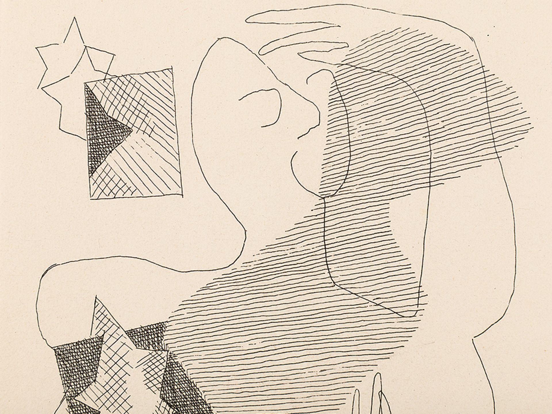 Henri Laurens, Sans Titre, Etching, c. 1946 - Image 4 of 12