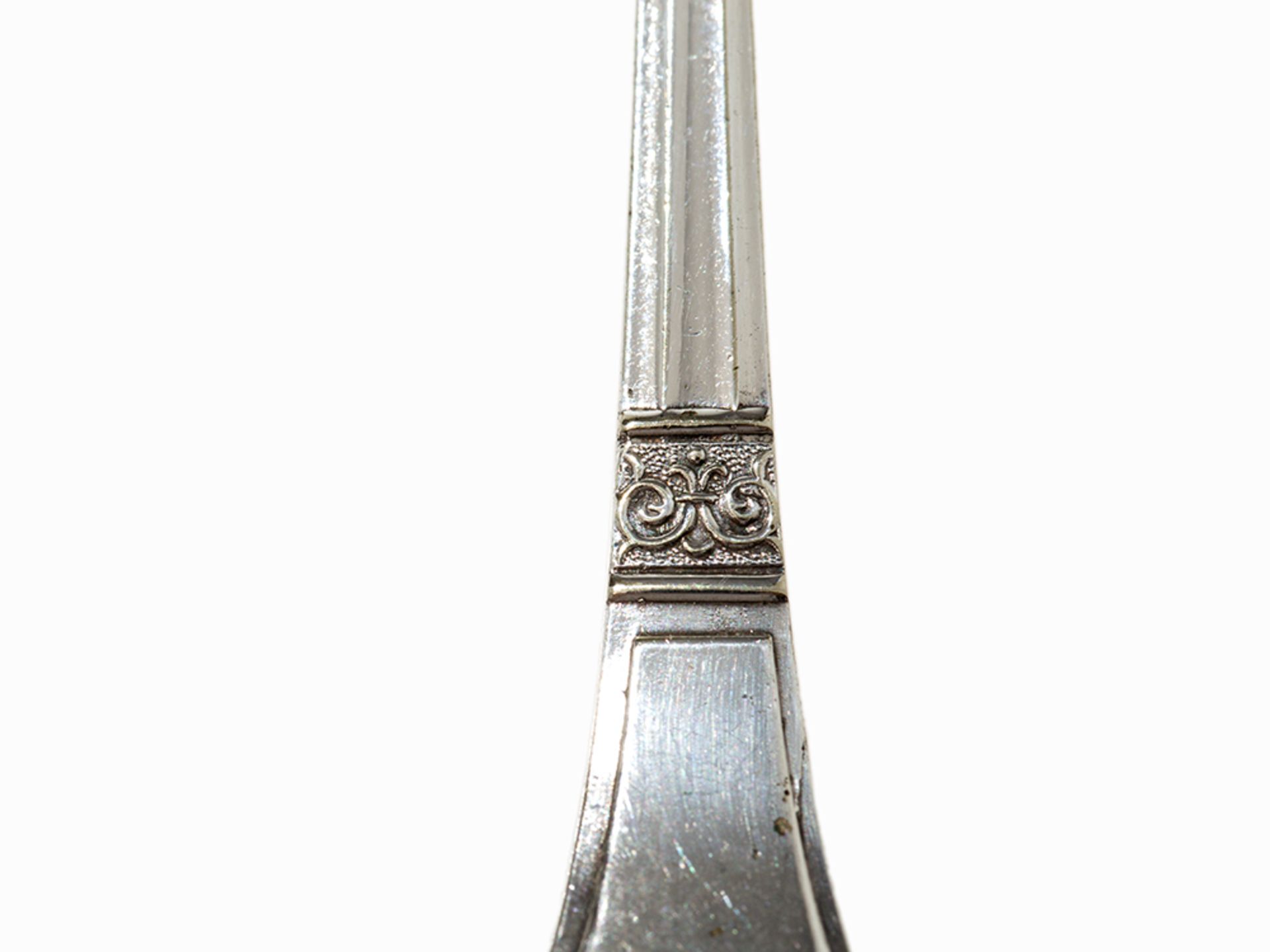 Set of 11 Silver Mocha Spoons, Netherlands, around 1960 - Image 3 of 7