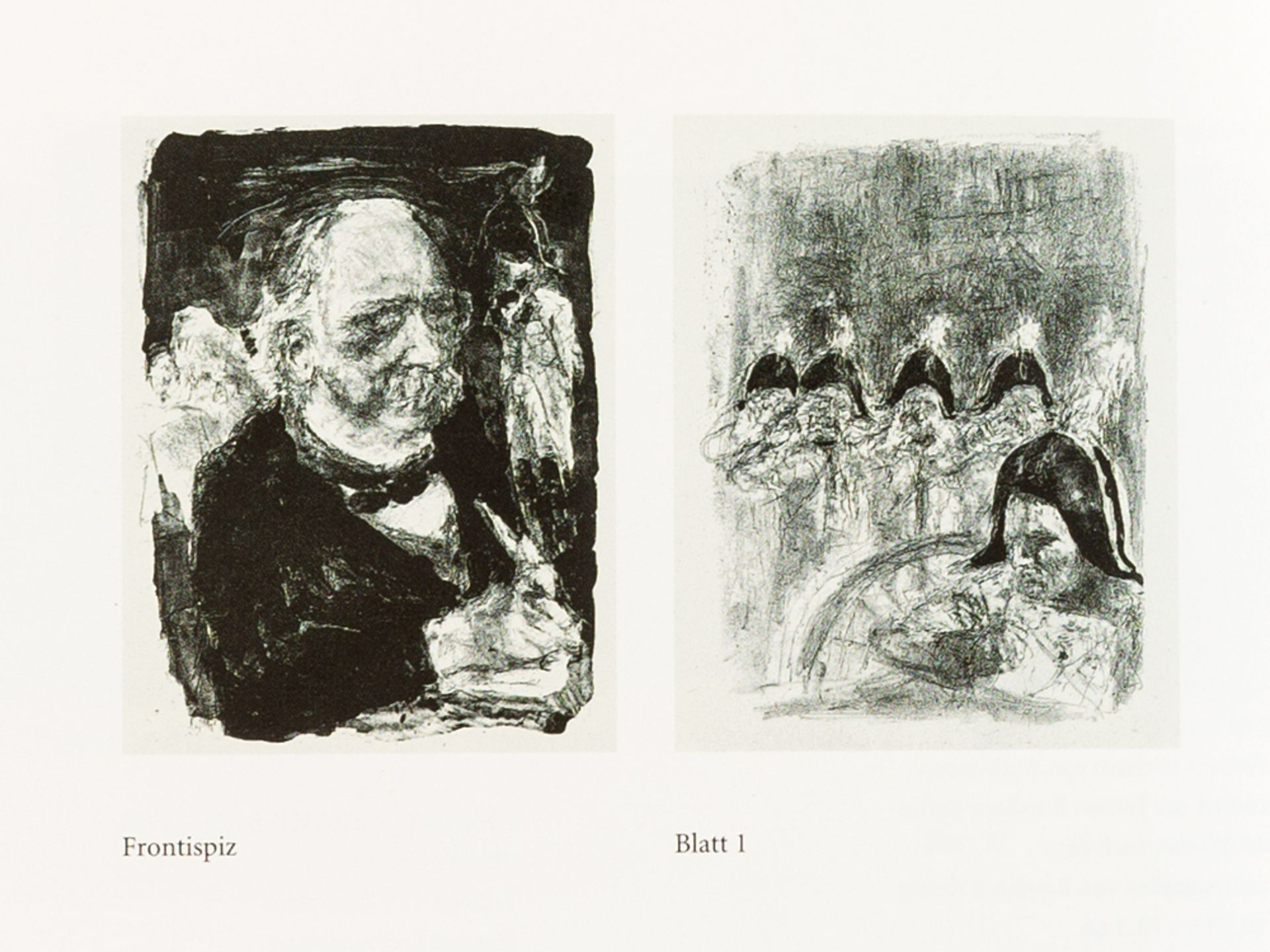 Bernhard Heisig, Elend der Zeit I + II, 2 Lithographs, 2001 - Image 10 of 10