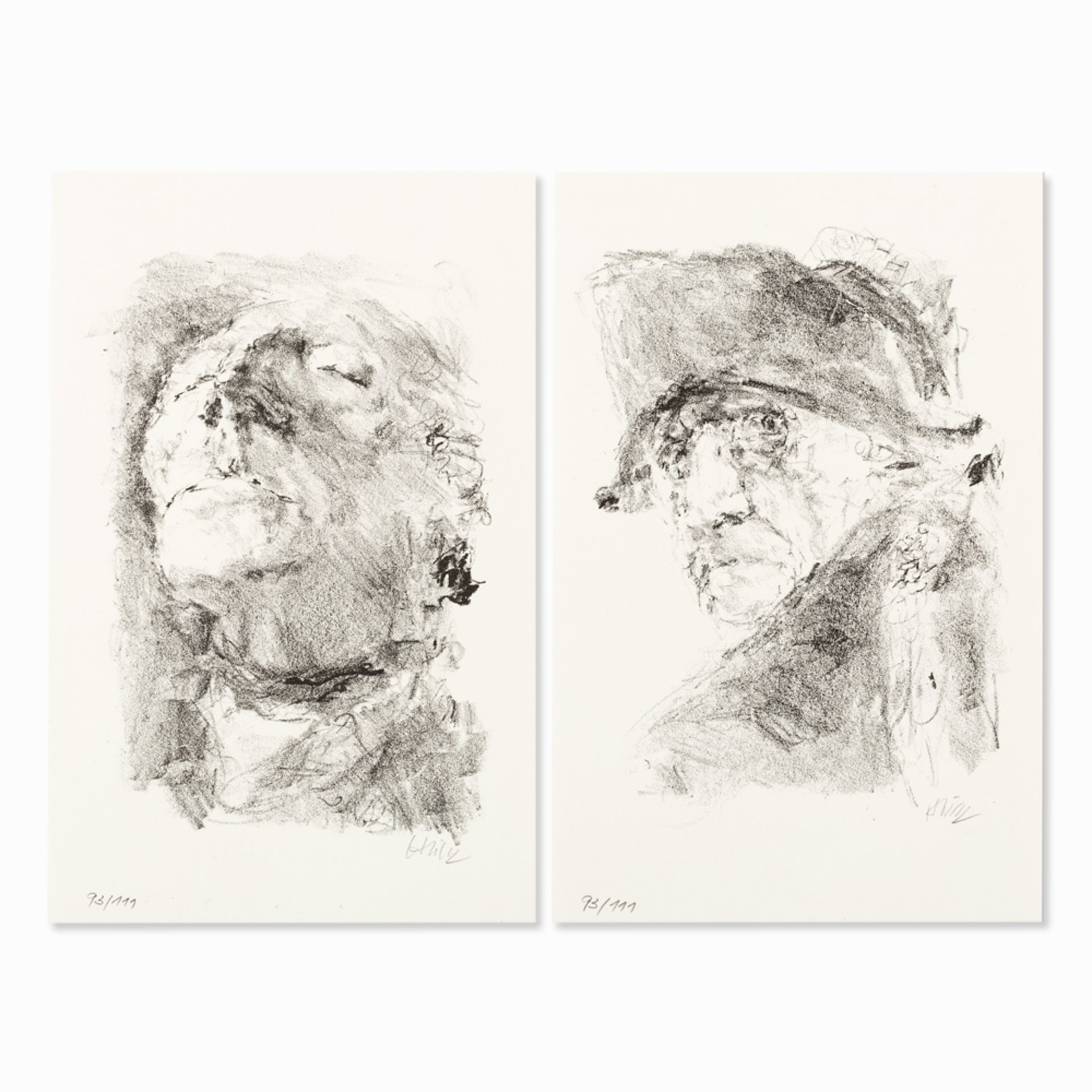 Bernhard Heisig, Frederick the Great, 2 Lithographs, 1997 - Image 13 of 14