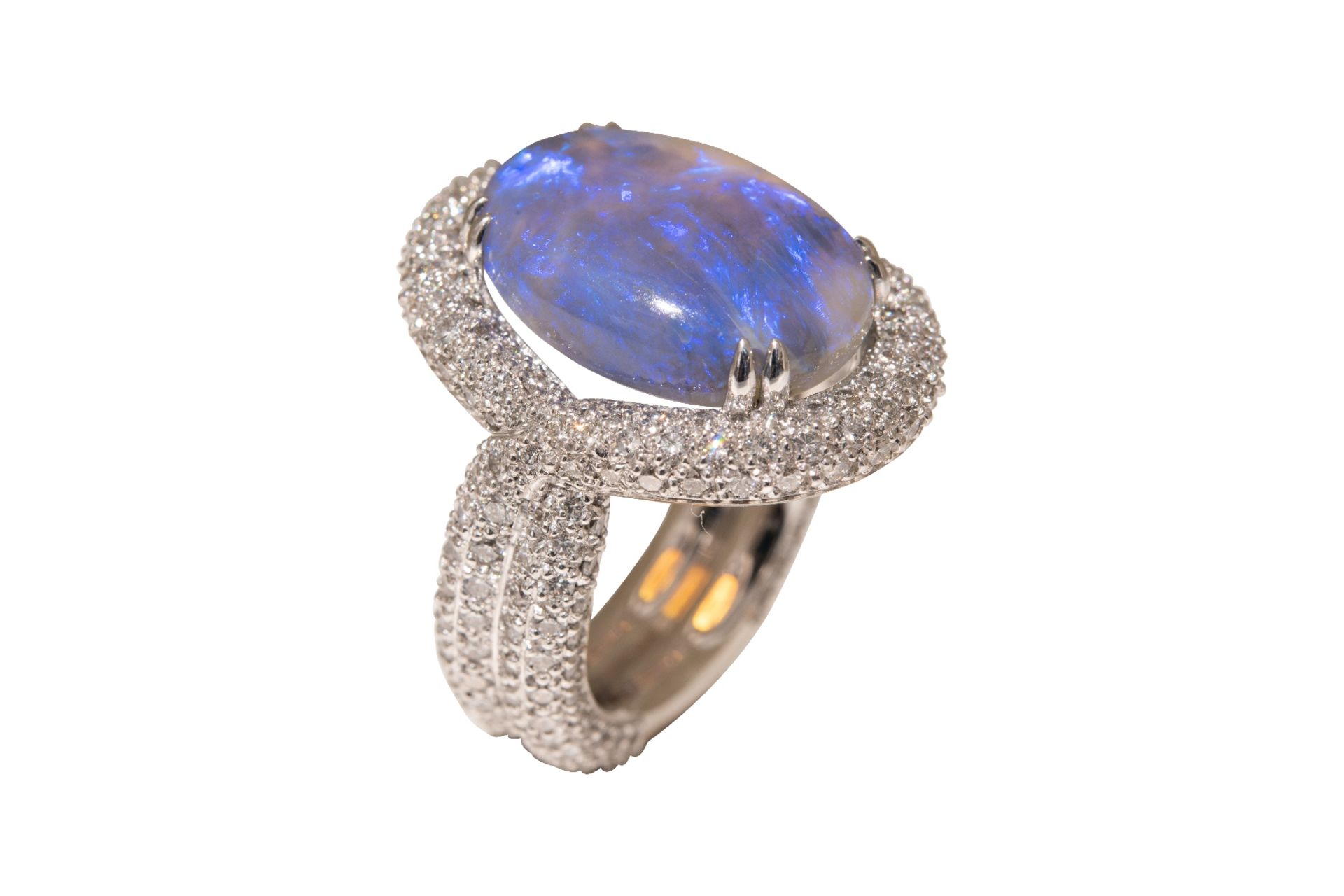 Ring with brilliant diamonds - Image 6 of 8