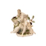 Leda mit Schwan, Meissen 1750