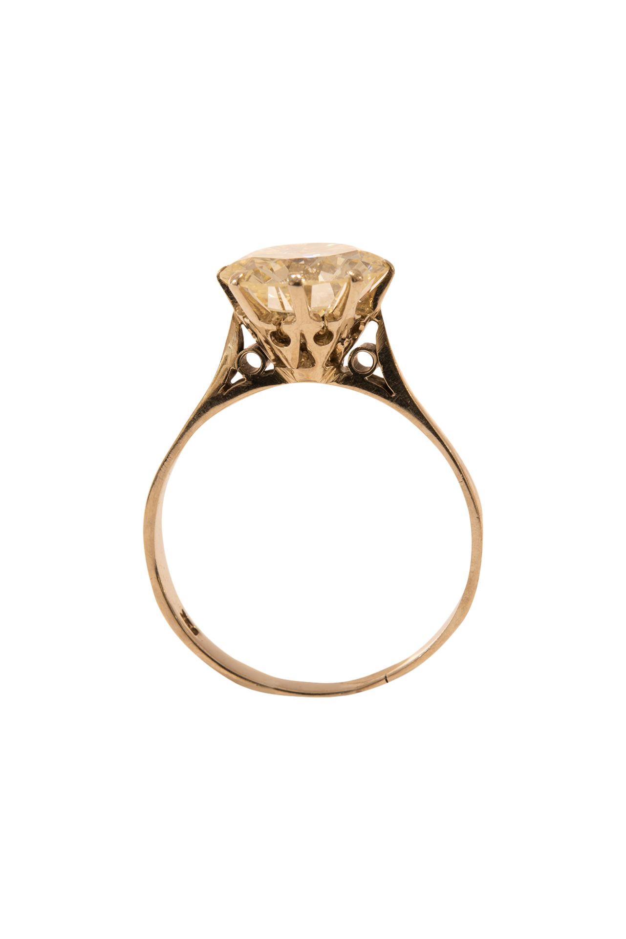 Ring with brilliant diamond - Image 3 of 5