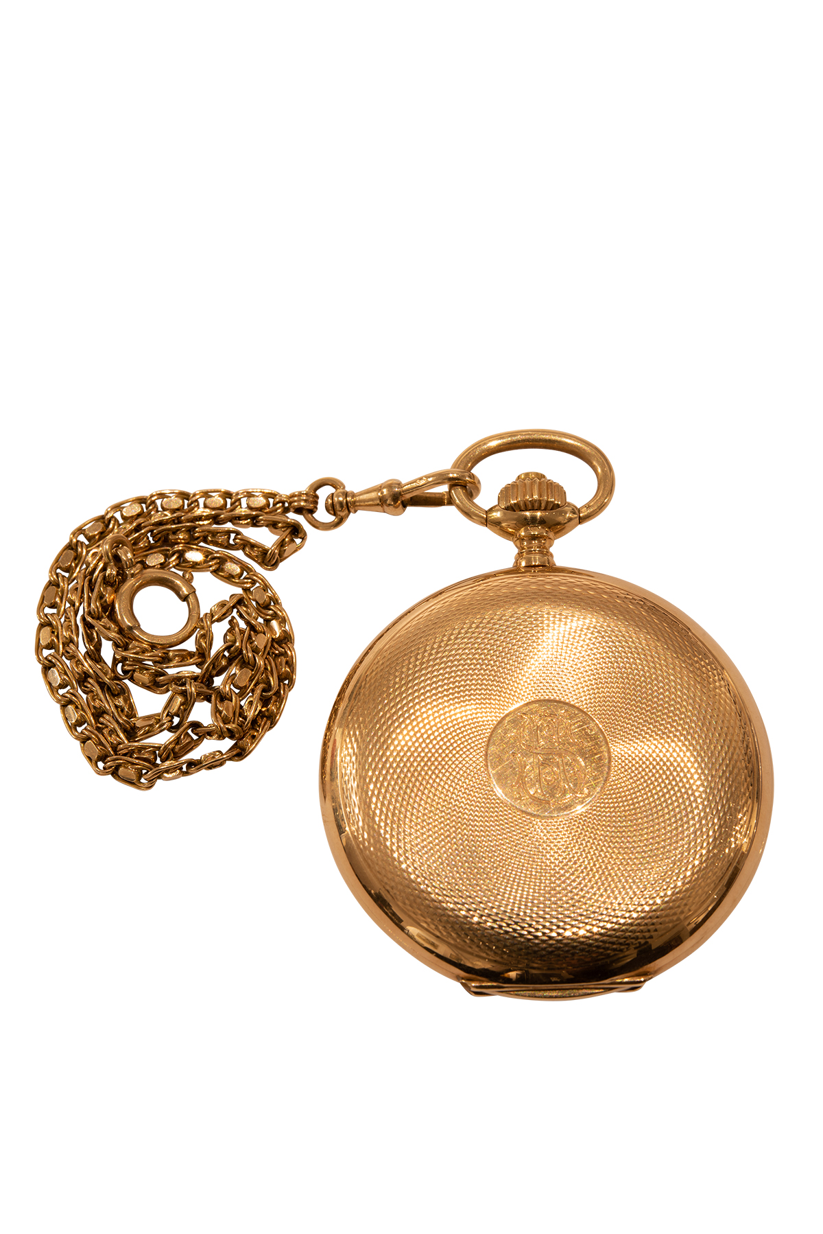 Longines pocket watch with chain - Image 3 of 6