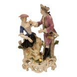 Figurengruppe Galantes Paar, Meissen