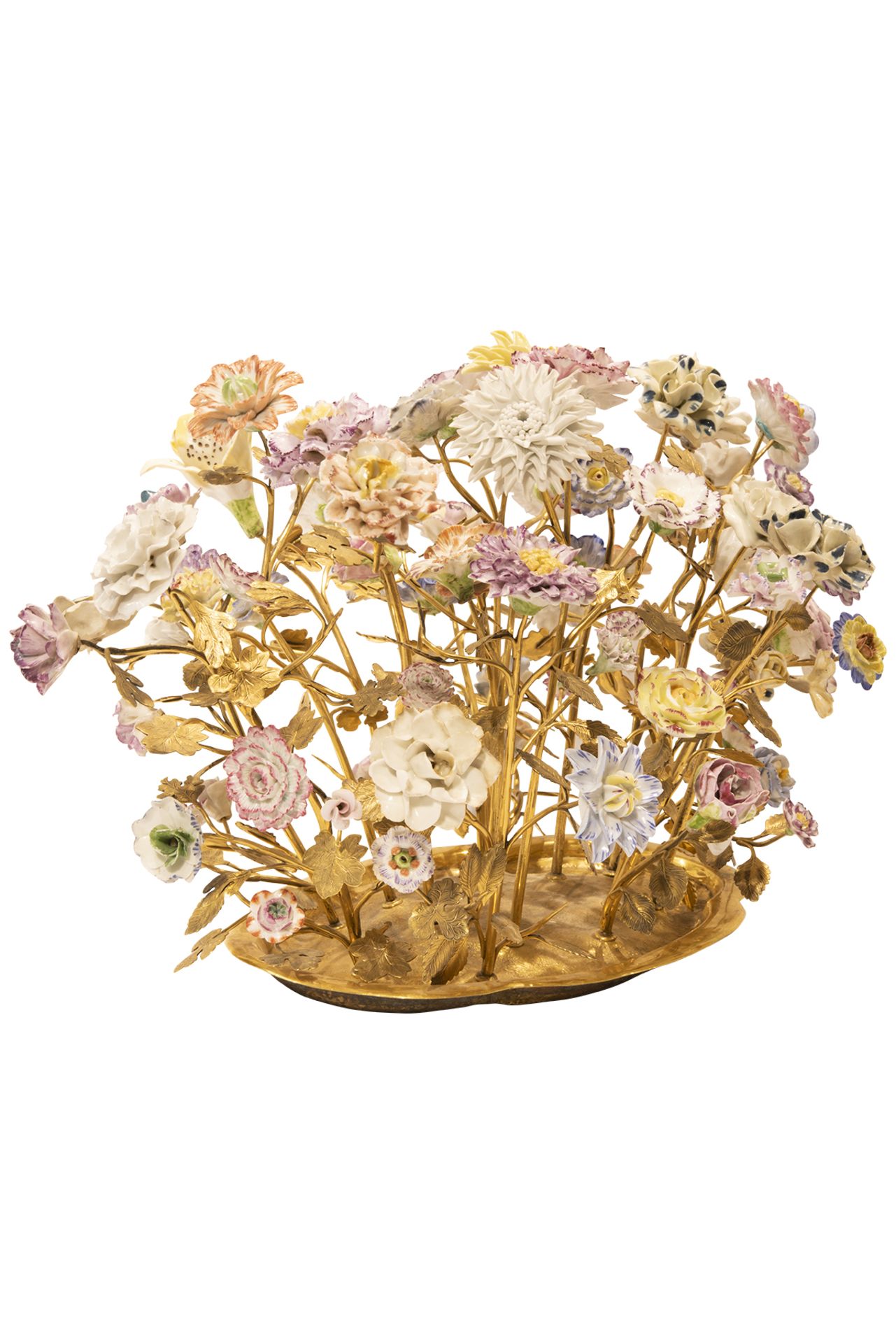 Table decoration bouquet of flowers, France and Meissen around 1900 - Image 2 of 7