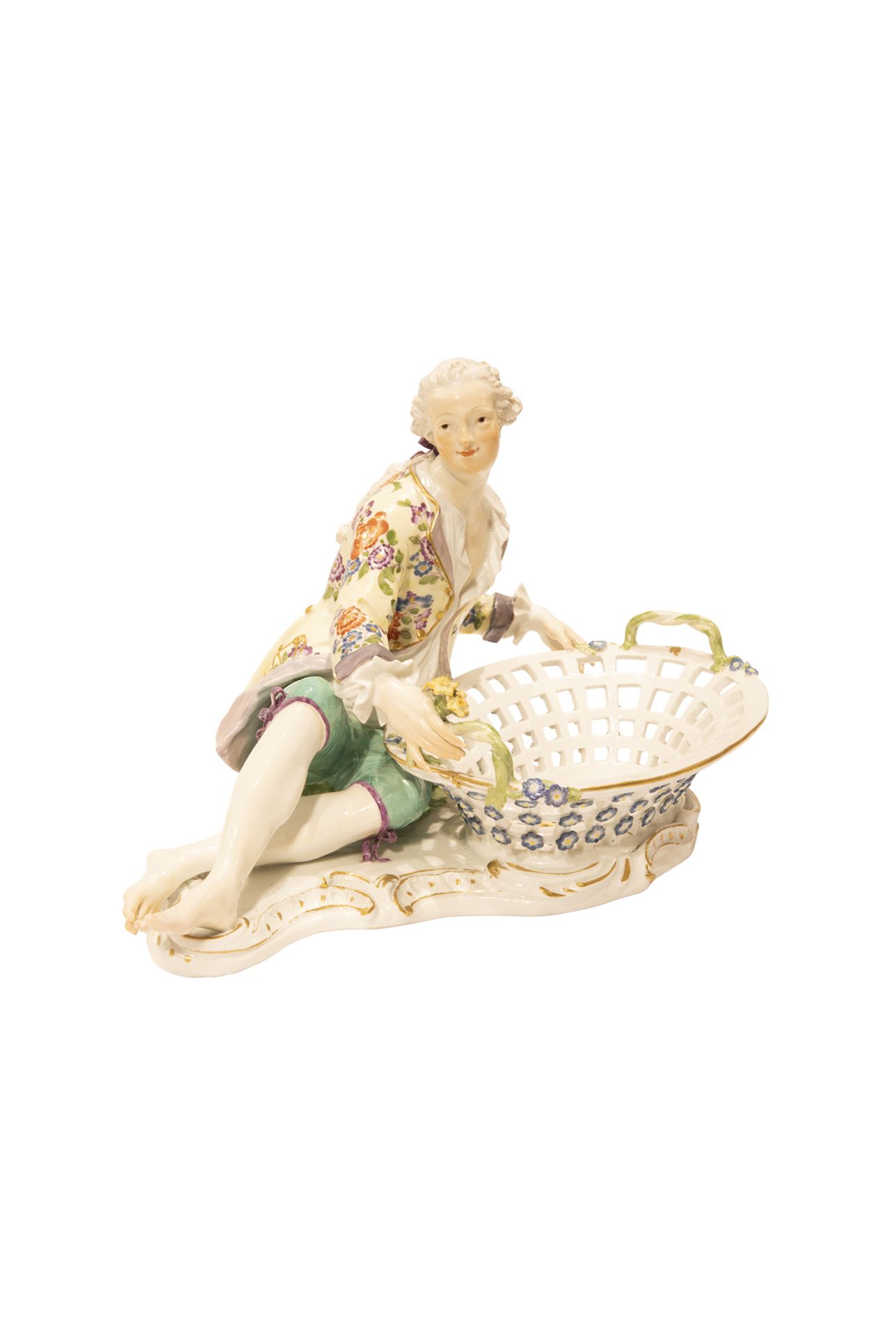 Cavalier with serving bowl, Meissen - Image 5 of 7