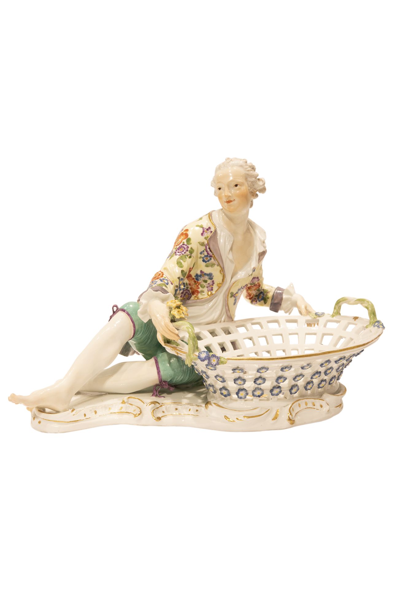 Cavalier with serving bowl, Meissen - Image 6 of 7