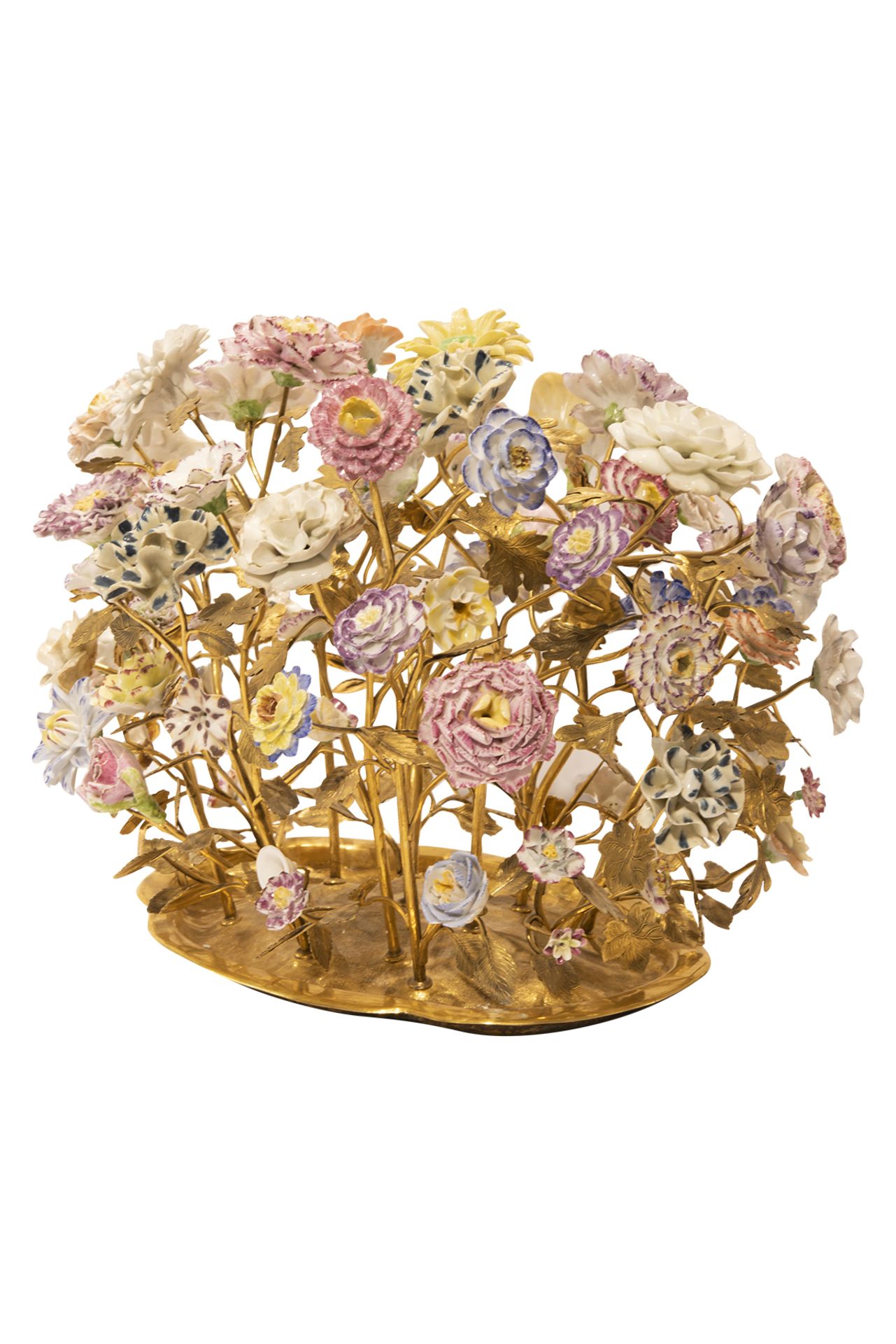 Table decoration bouquet of flowers, France and Meissen around 1900 - Image 3 of 7