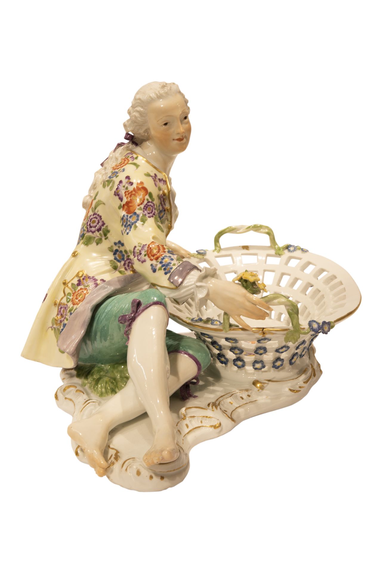 Cavalier with serving bowl, Meissen - Image 4 of 7