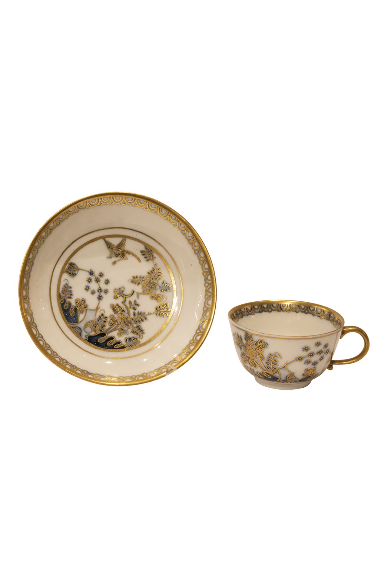 Two Cups with saucers, Meissen around 1740 - Image 5 of 6