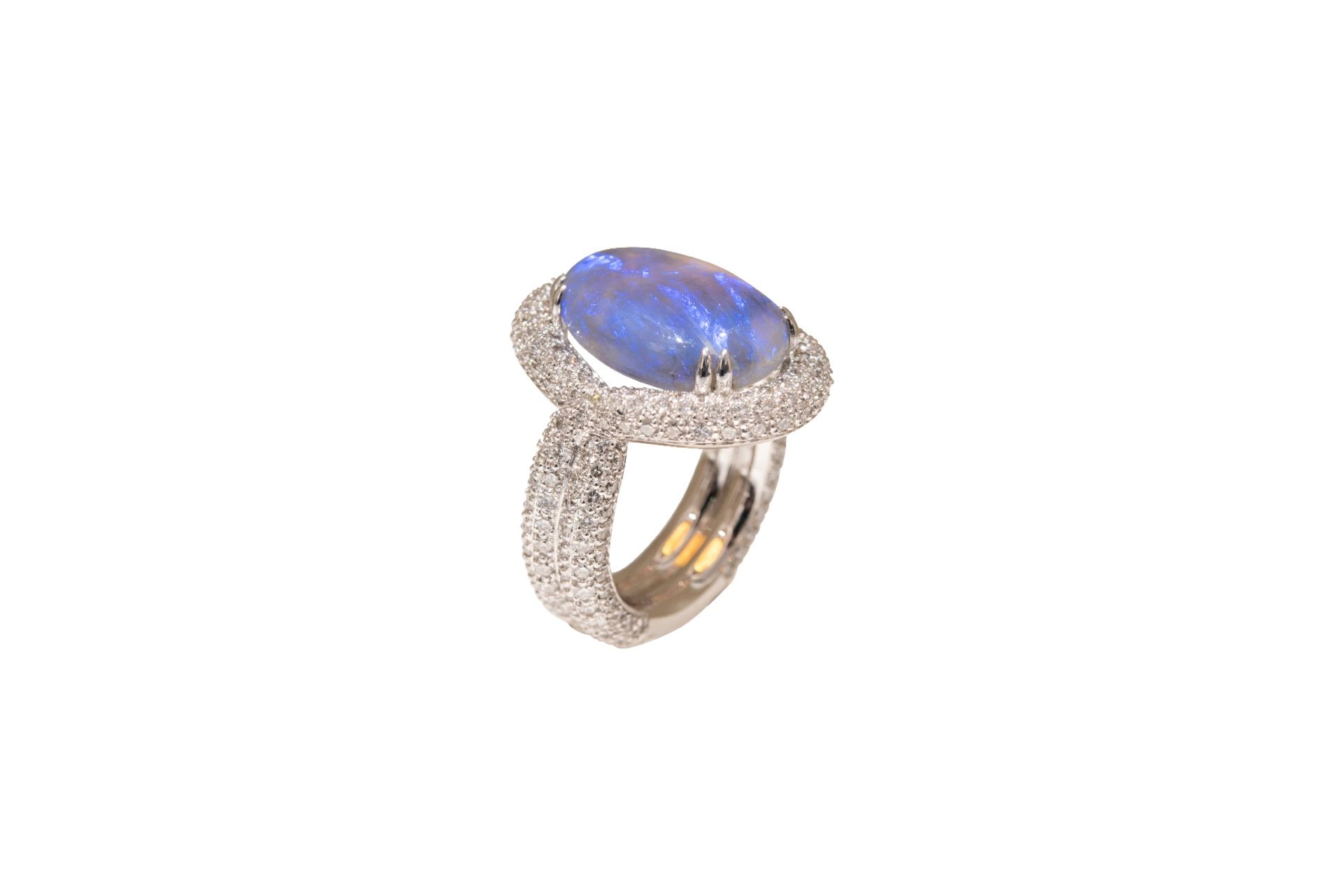 Ring with brilliant diamonds - Image 4 of 8