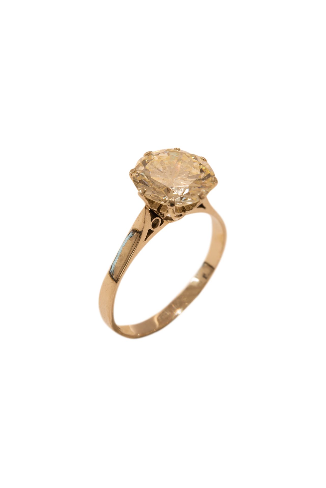 Ring with brilliant diamond - Image 4 of 5