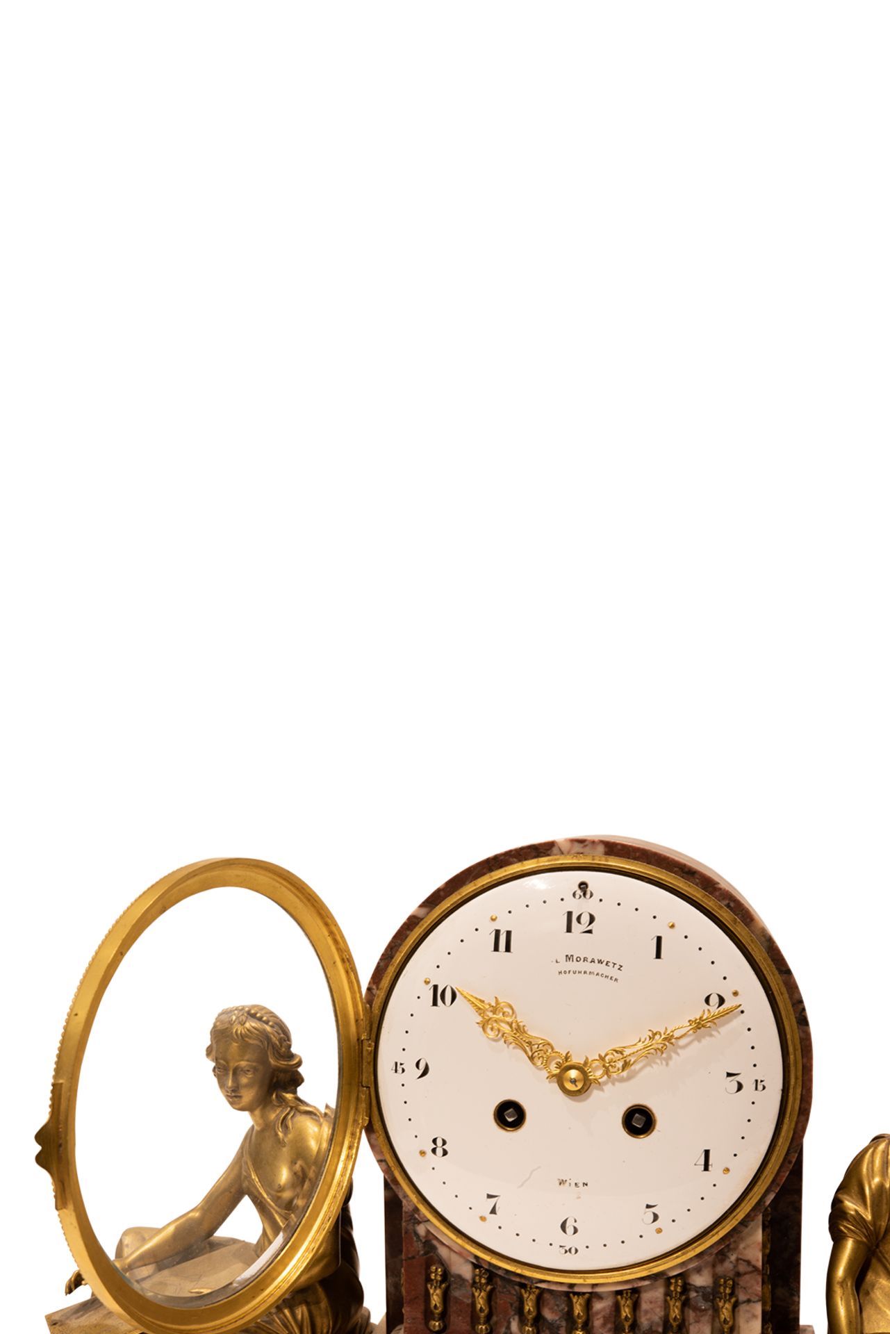 Franz Morawetz 1872-1924, Mantel clock - Image 2 of 7